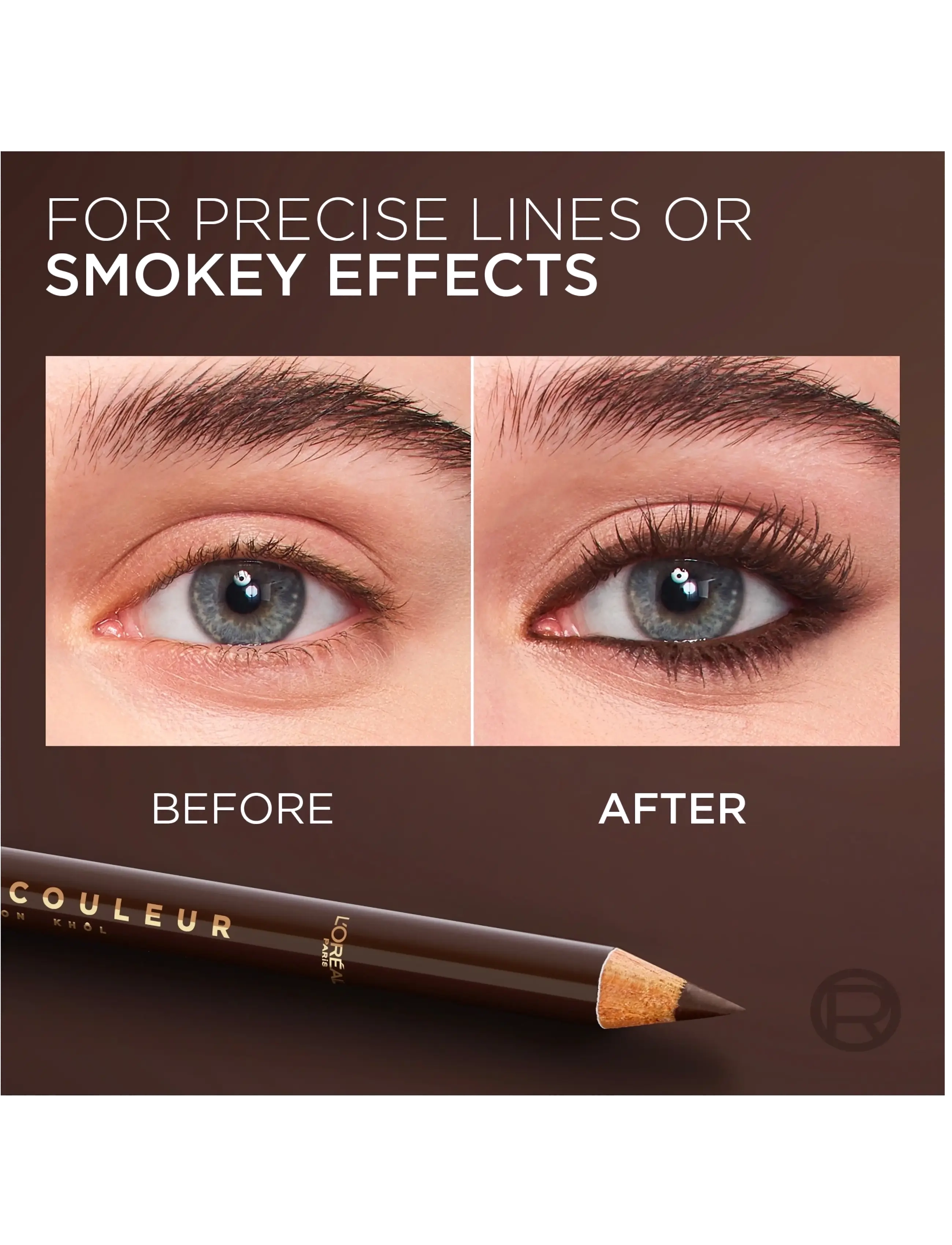 L'Oréal Paris - L'Oréal Paris Haute Couleur Crayon Khôl - makeup - 120 brun leather - 3