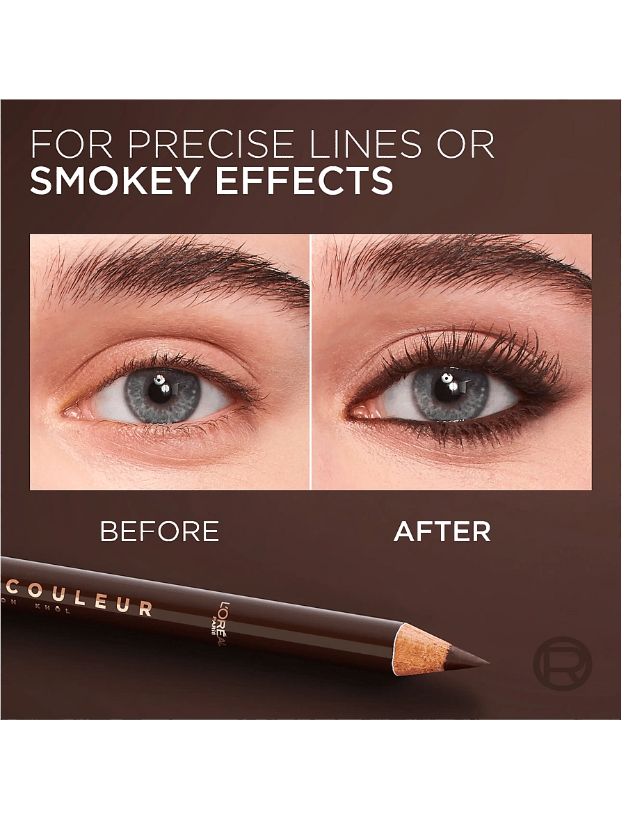 L'Oréal Paris - L'Oréal Paris Haute Couleur Crayon Khôl - smink - 120 brun leather - 3