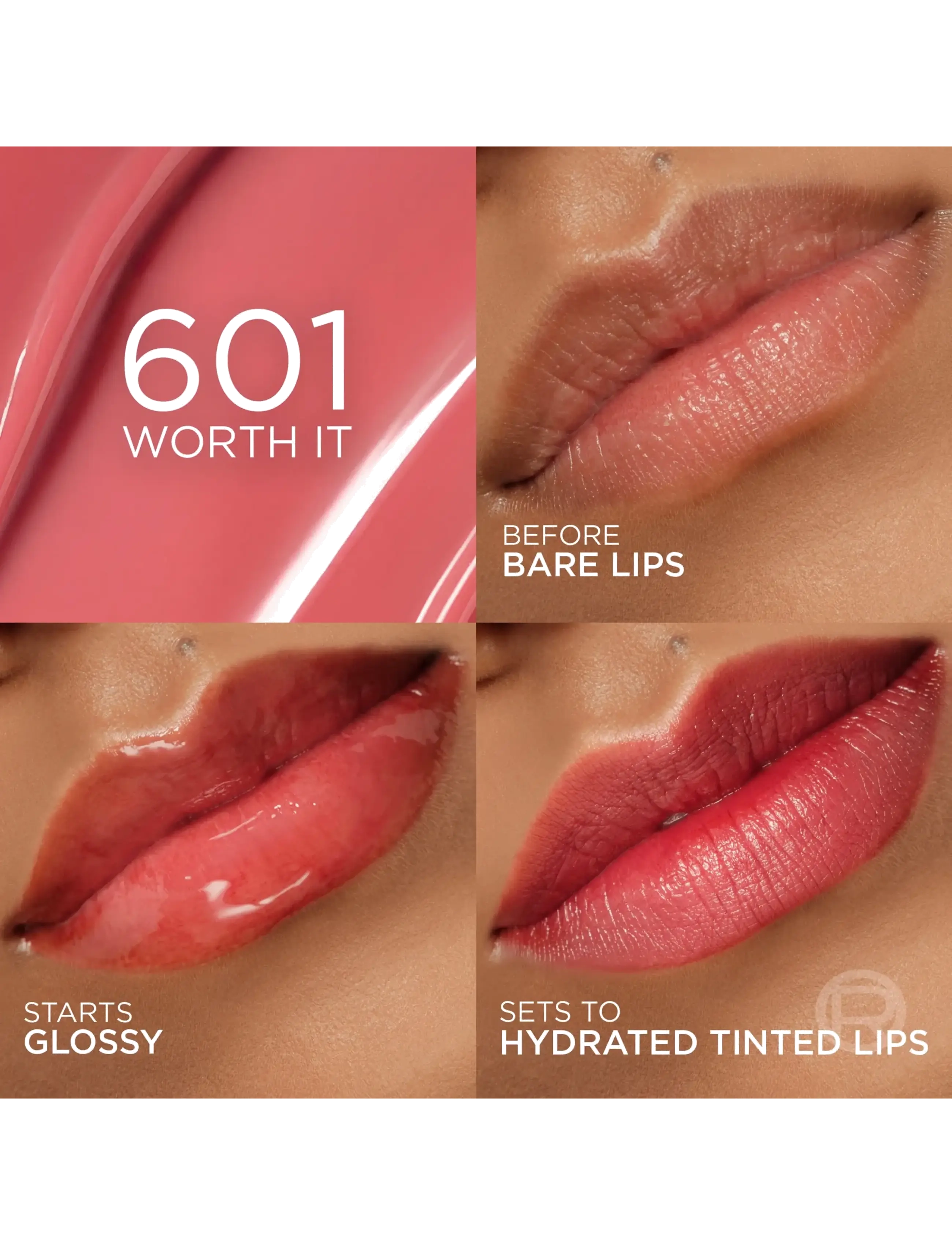L'Oréal Paris - L'Oréal Paris Hyaluron Tint Lip Stain Serum Worth it 5 ml - lip stain - worth it - 5
