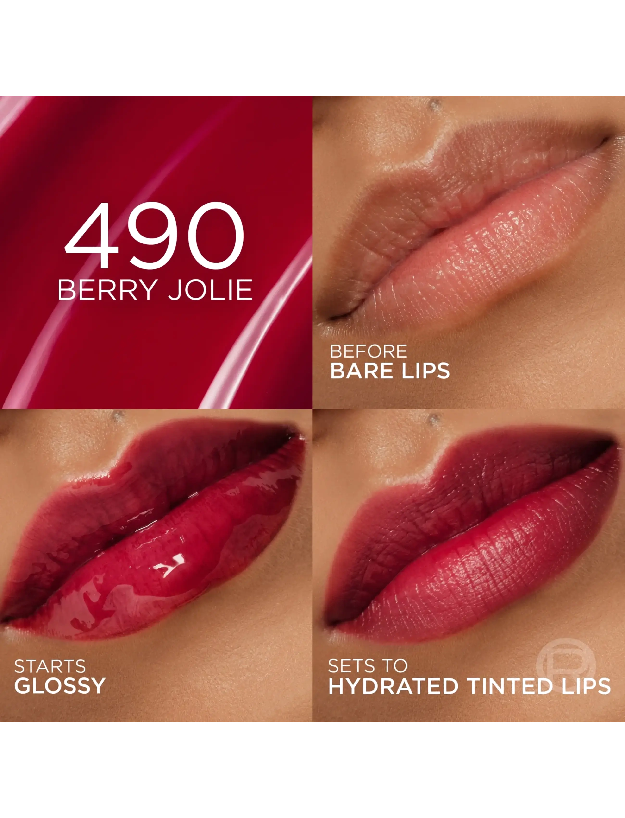 L'Oréal Paris - L'Oréal Paris Hyaluron Tint Lip Stain Serum Berry Jolie 5 ml - lip stain - berry julie - 5