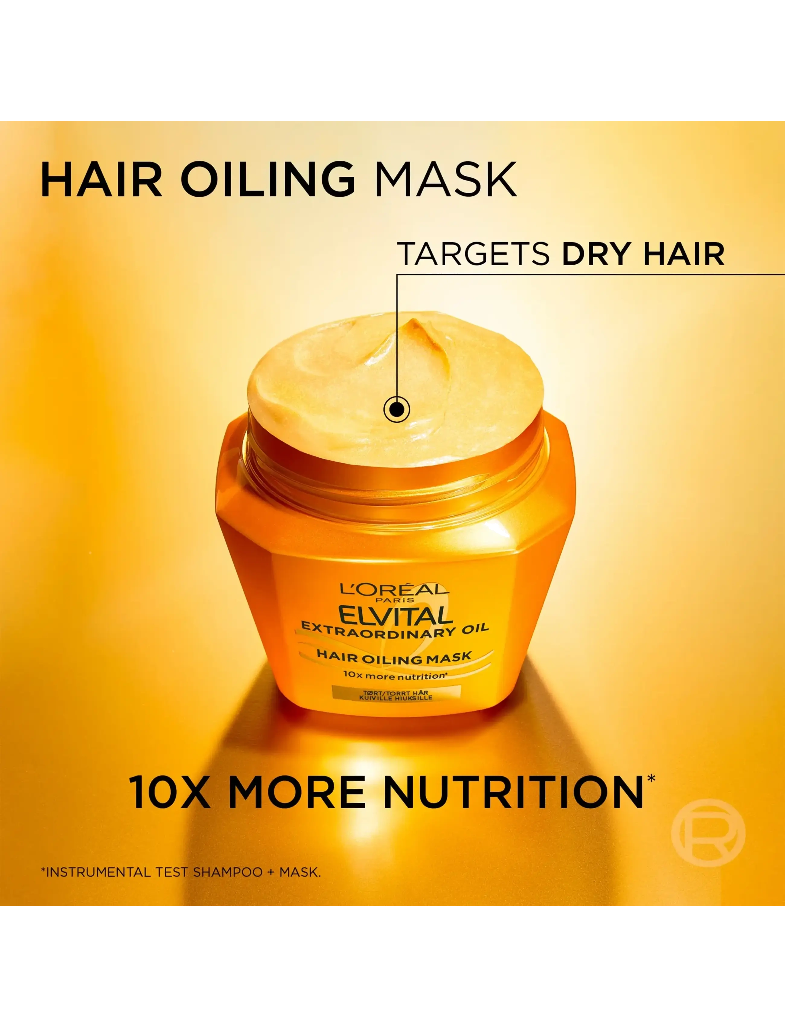 L'Oréal Paris - L'Oréal Paris Elvital Extraordinary Oil Hair Mask 300 ml - clear - 3