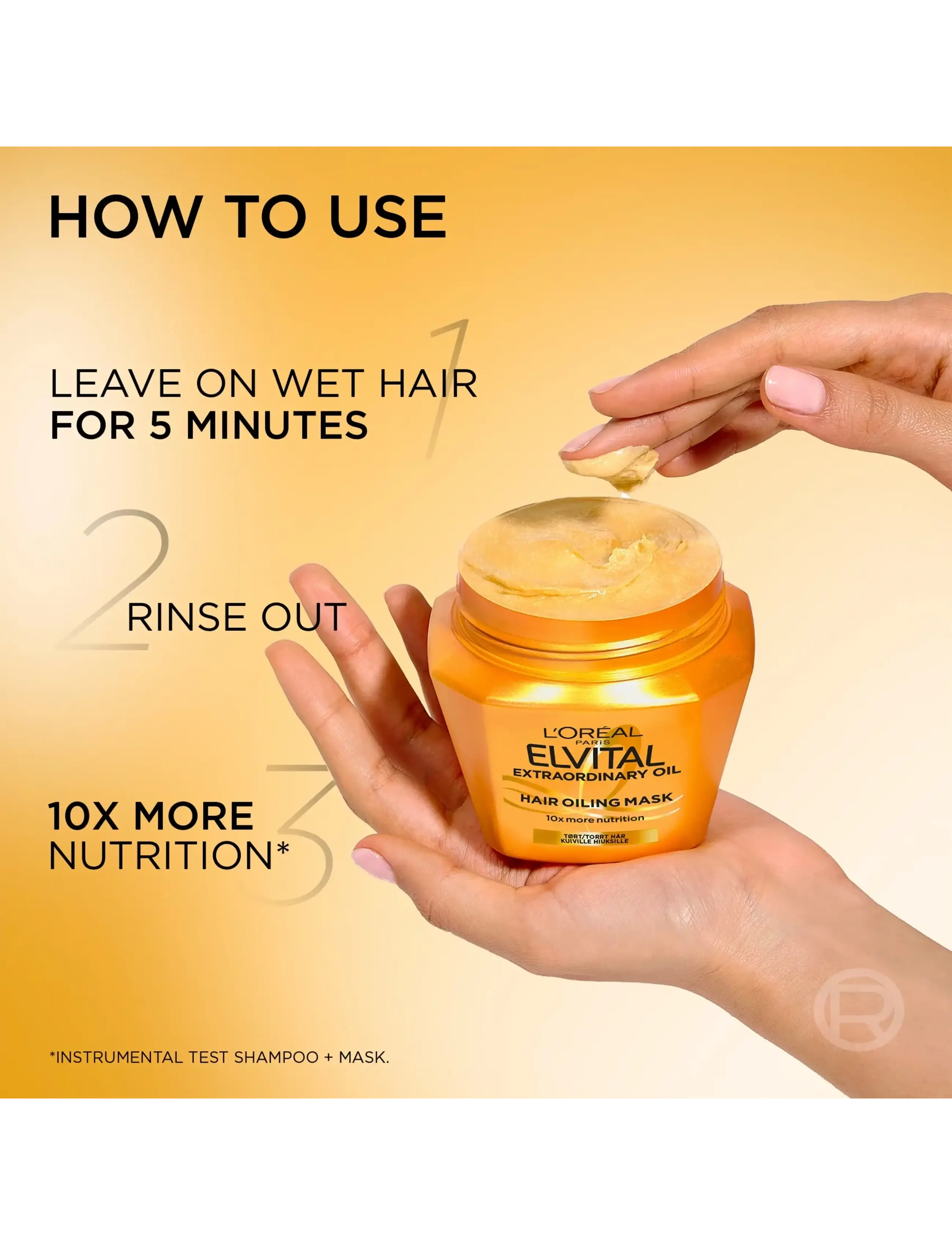 L'Oréal Paris - L'Oréal Paris Elvital Extraordinary Oil Hair Mask 300 ml - clear - 5