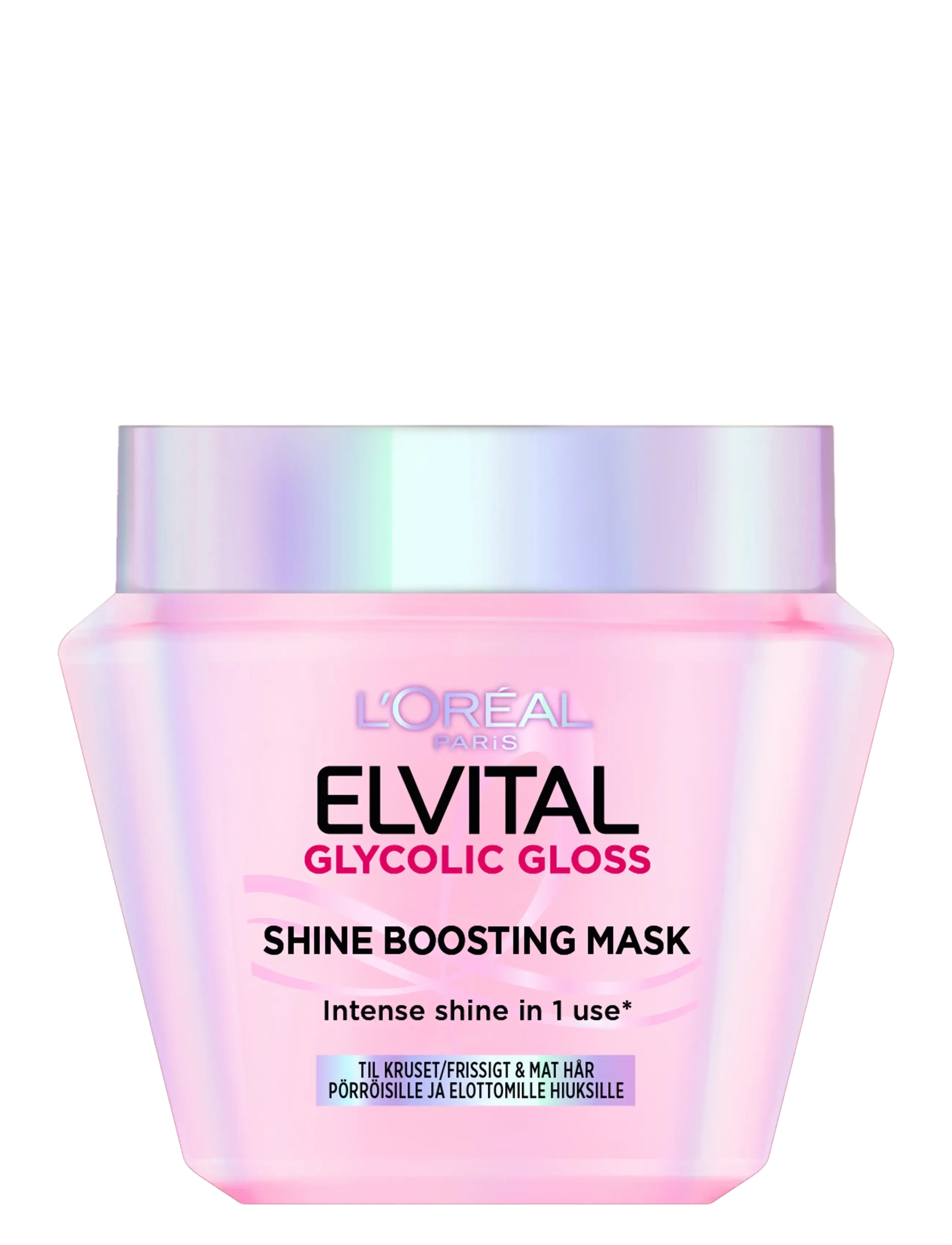 L'Oréal Paris L'Oréal Paris Elvital Glycolic Gloss Shine Boosting Mask, Shine-Enhancing Hair Treatment 310ml - Nyheder - CLEAR / undefined