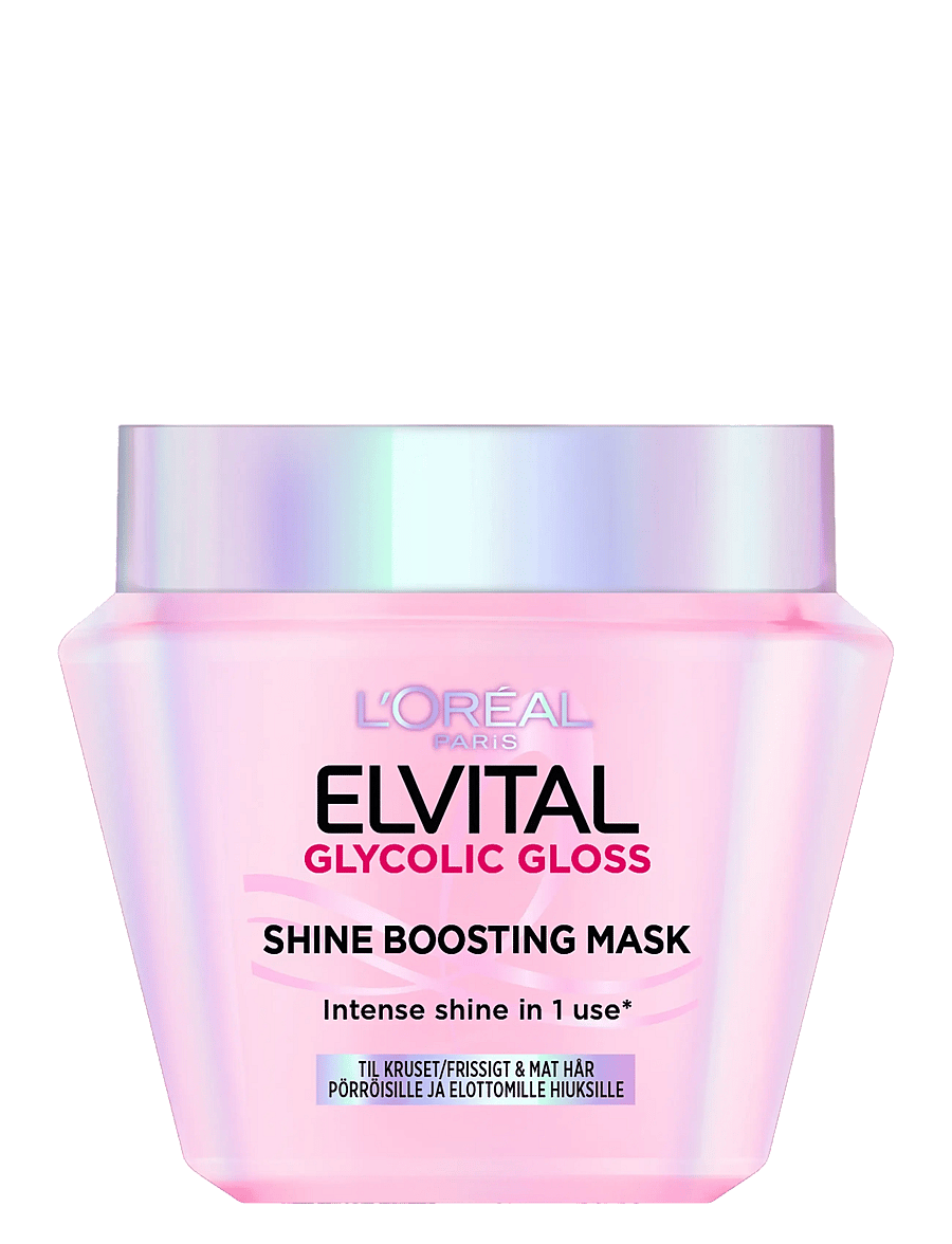 L'Oréal Paris - L'Oréal Paris Elvital Glycolic Gloss Shine Boosting Mask, Shine-Enhancing Hair Treatment 310ml - juuksemaskid - clear - 1