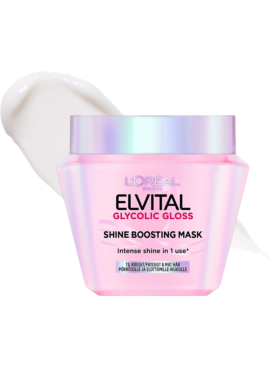 L'Oréal Paris - L'Oréal Paris Elvital Glycolic Gloss Shine Boosting Mask, Shine-Enhancing Hair Treatment 310ml - juuksemaskid - clear - 2