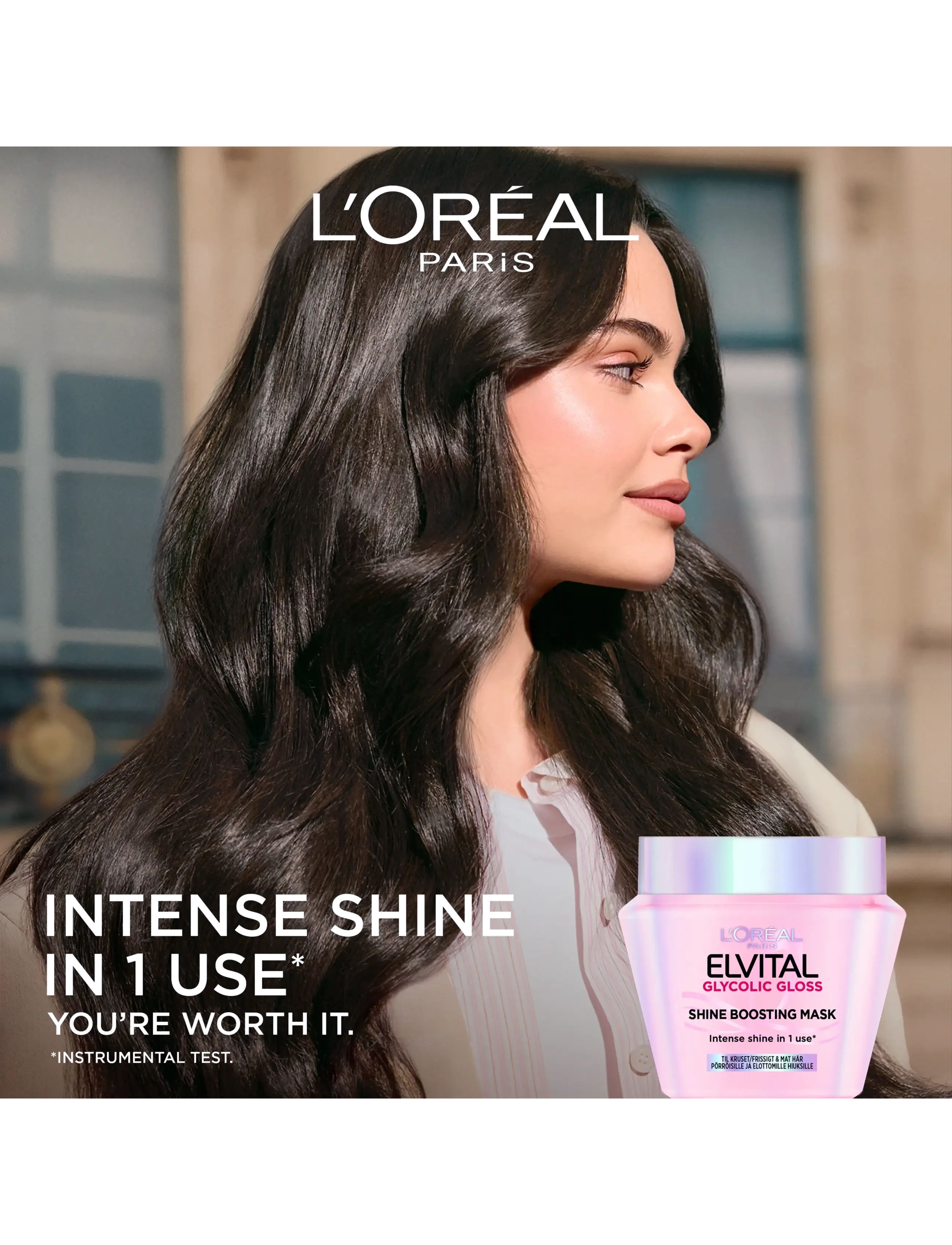 L'Oréal Paris - L'Oréal Paris Elvital Glycolic Gloss Shine Boosting Mask, Shine-Enhancing Hair Treatment 310ml - clear - 4