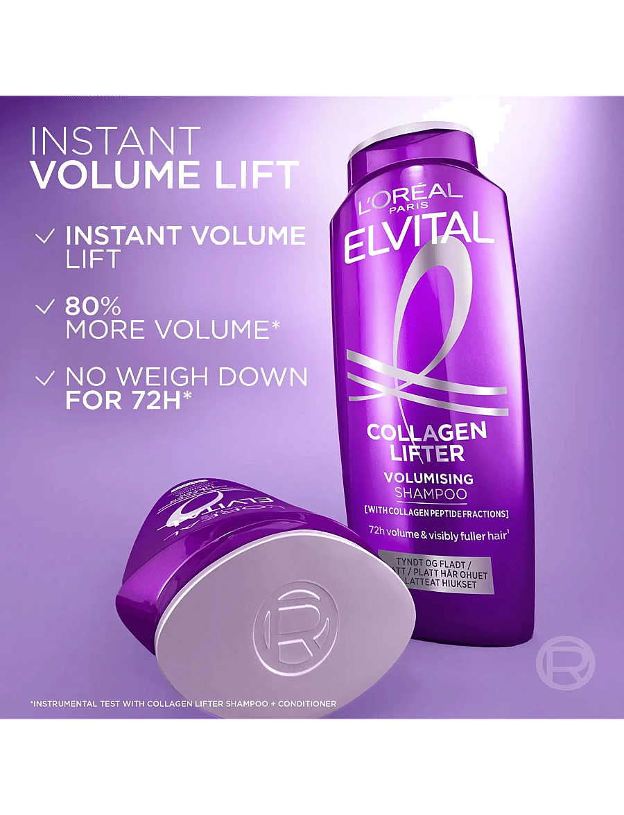 L'Oréal Paris - L'Oréal Paris Elvital Collagen Lifter Shampoo - Šampoon - clear - 2