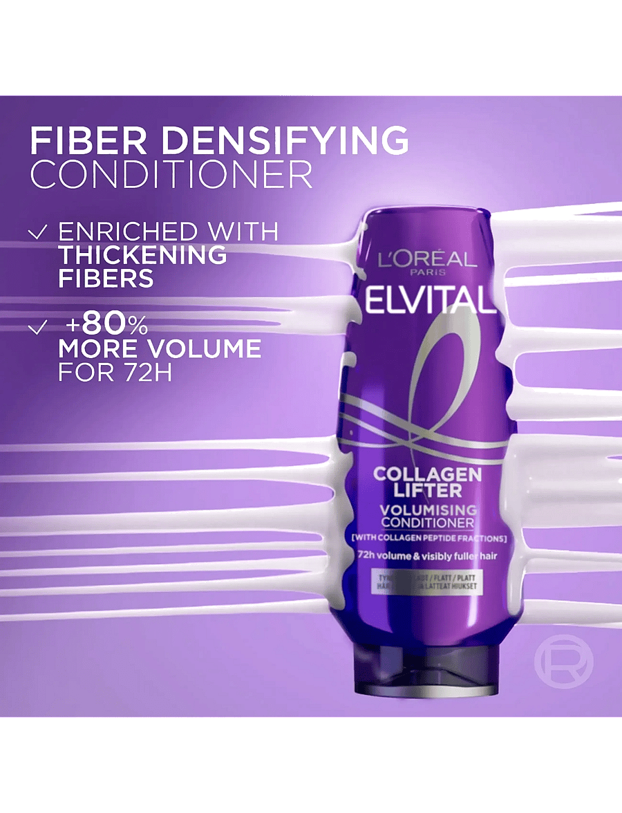 L'Oréal Paris - L'Oréal Paris Elvital Collagen Lifter Conditioner - palsam - clear - 2