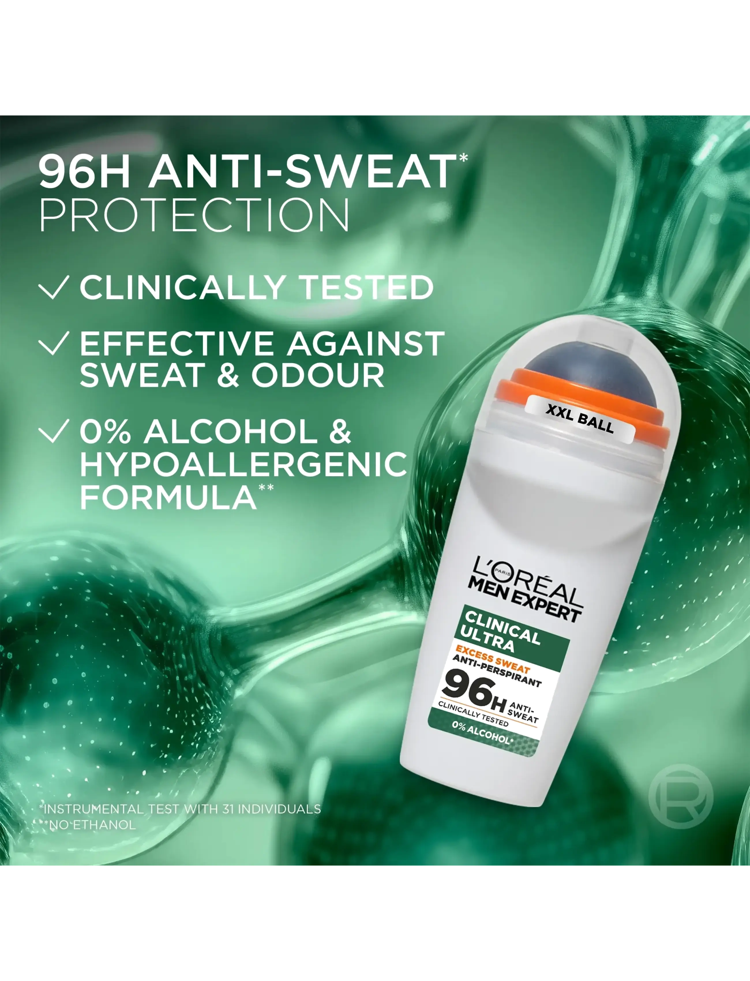 L'Oréal Paris - L'Oréal Paris Men Expert Derma Control Clinical Ultra Deo 50 ml - clear - 4