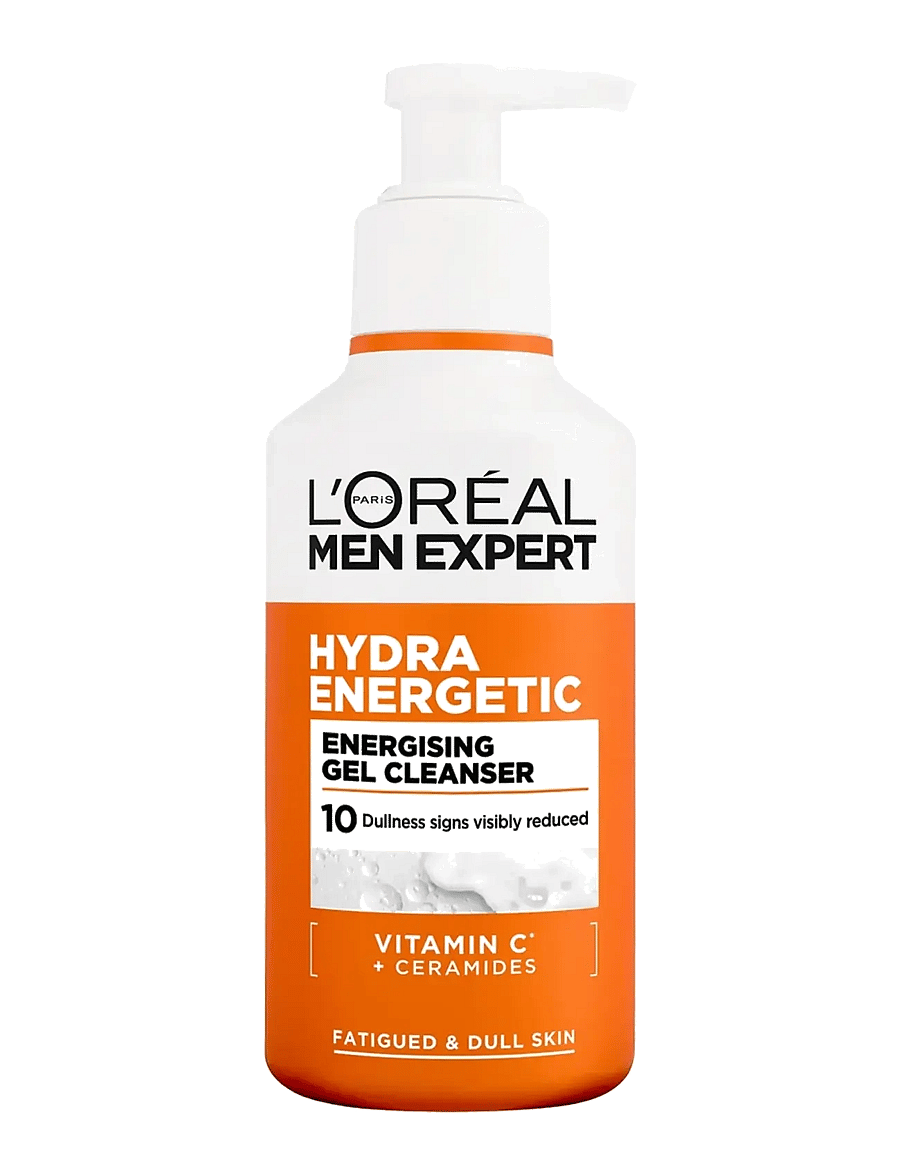 L'Oréal Paris - L'Oréal Paris Men Expert Hydra Energetic Vitamin C Cleanser 260 ml - näopesu - clear - 0