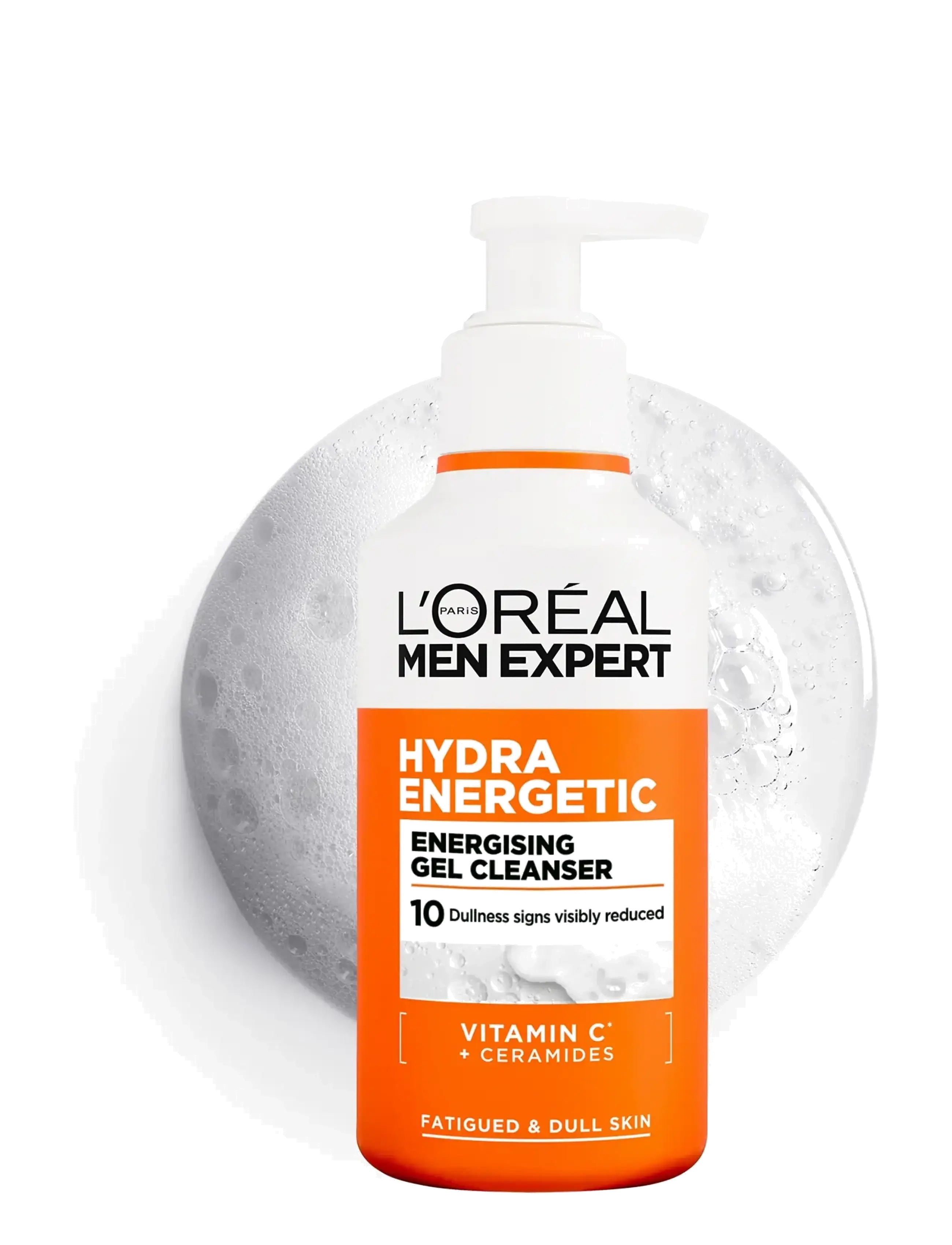 L'Oréal Paris - L'Oréal Paris Men Expert Hydra Energetic Vitamin C Cleanser 260 ml - ansigtsrens - clear - 3