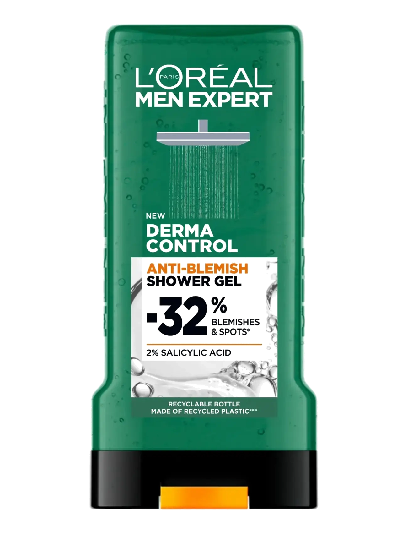 L'Oréal Paris L'oréal Paris Men Expert Derma Control Shower Gel 300 ml, 300 ml, Nude, Krop > Bad Og Brusebad, Herre