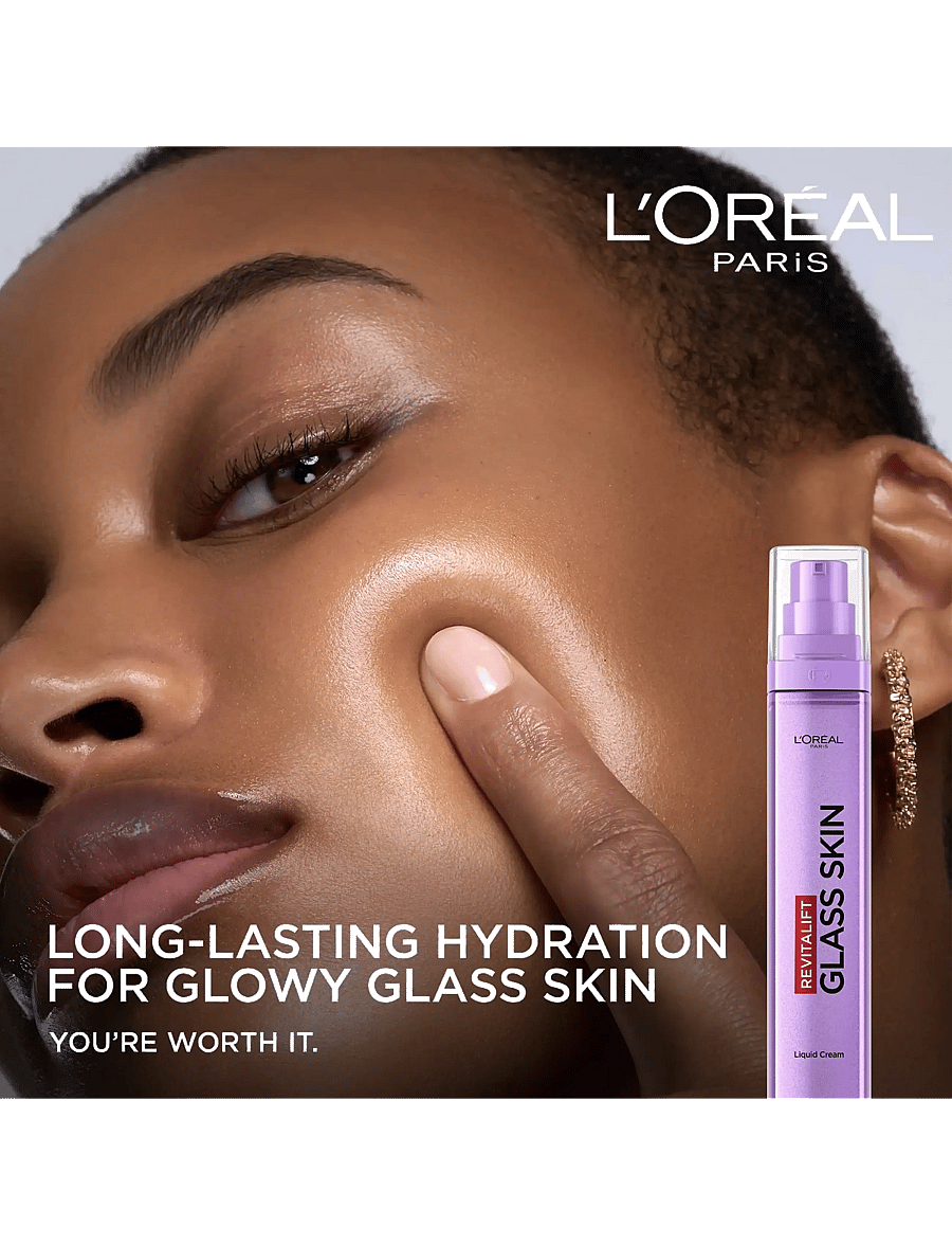 L'Oréal Paris - L'Oréal Paris Revitalift Filler Glass Skin Liquid Cream for normal skin 50 ml - serum - clear - 1