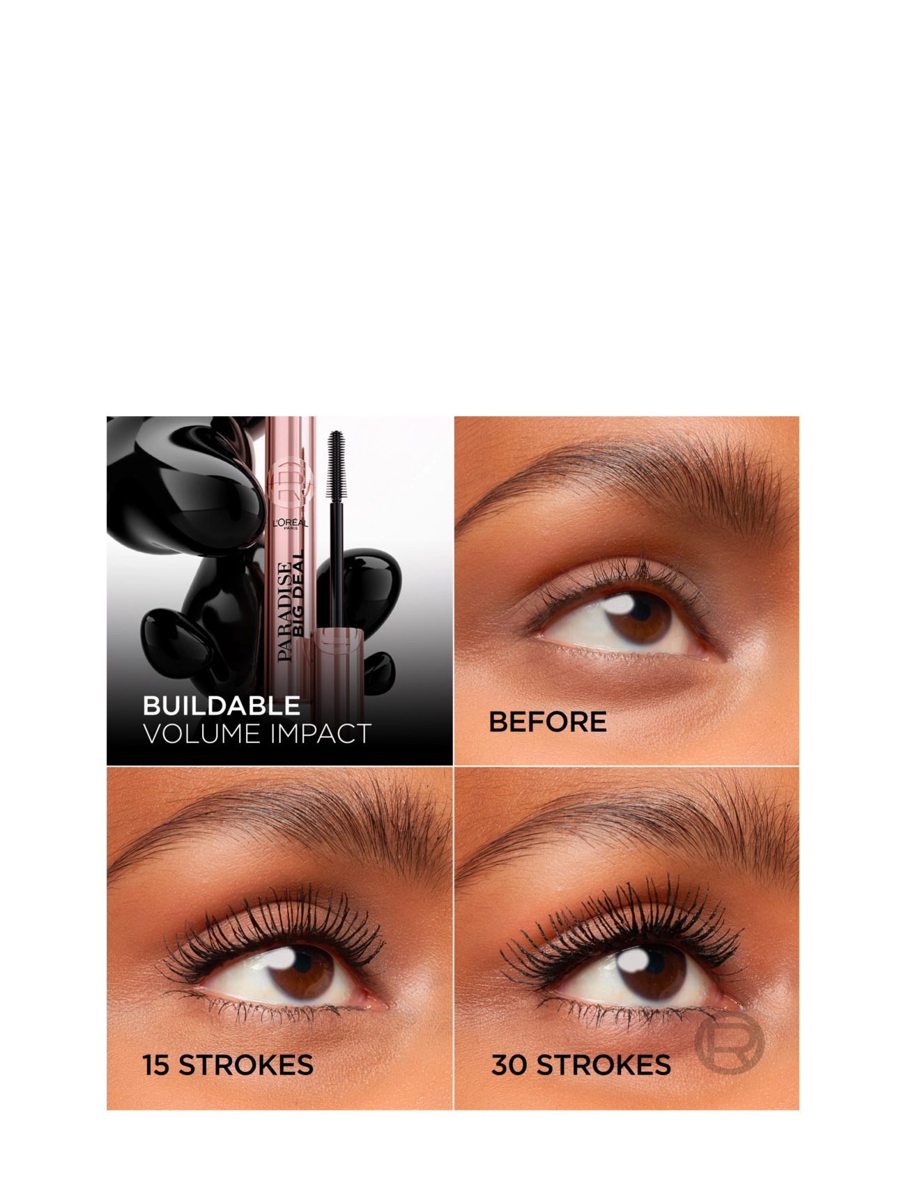L'Oréal Paris - L'Oréal Paris Paradise Big Deal Black mascara 9,9 ml - Øjne & bryn - black - 1