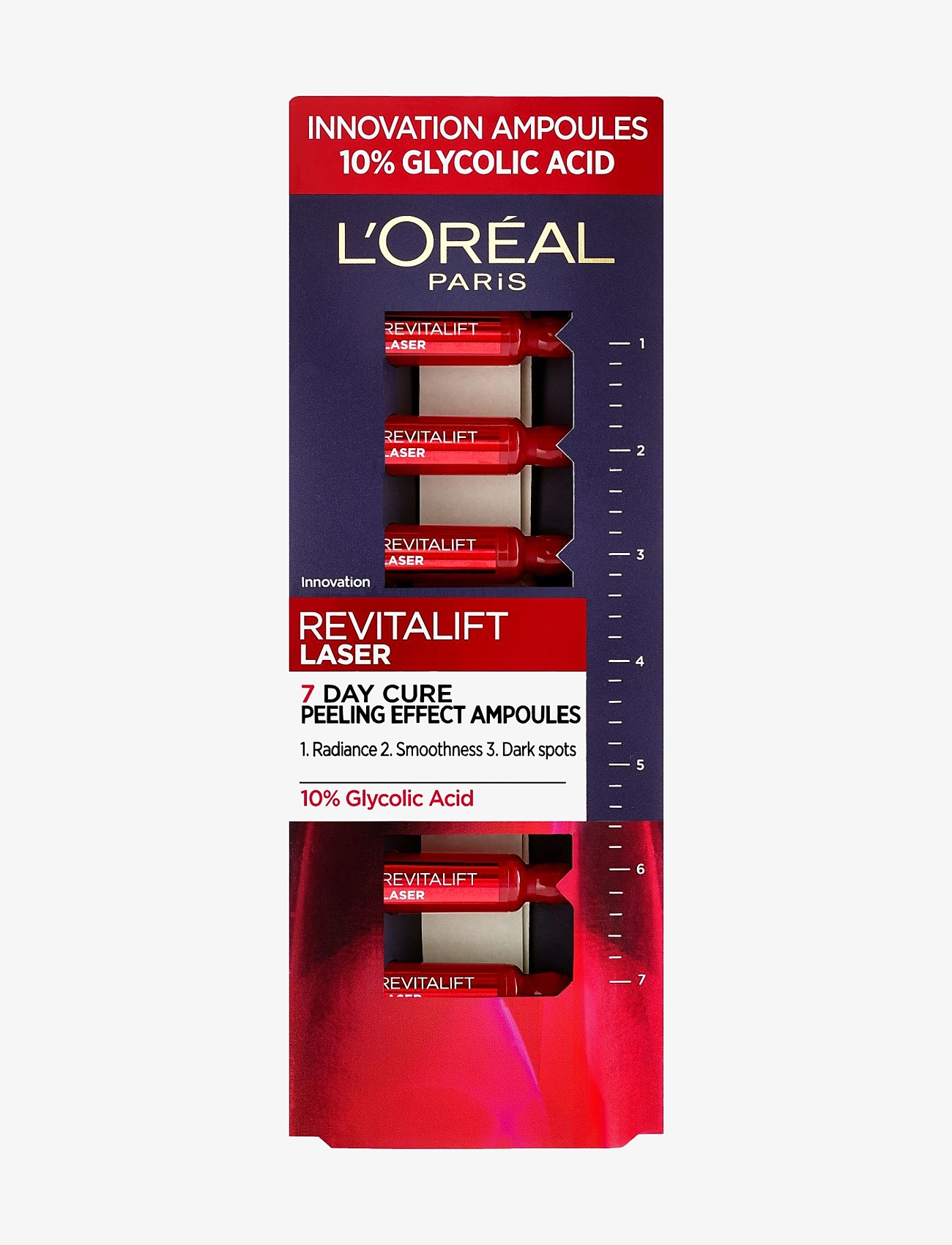 L'Oréal Paris - Revitalift Laser X3 7 day Cure Peeling Effect Ampoules - clear - 1