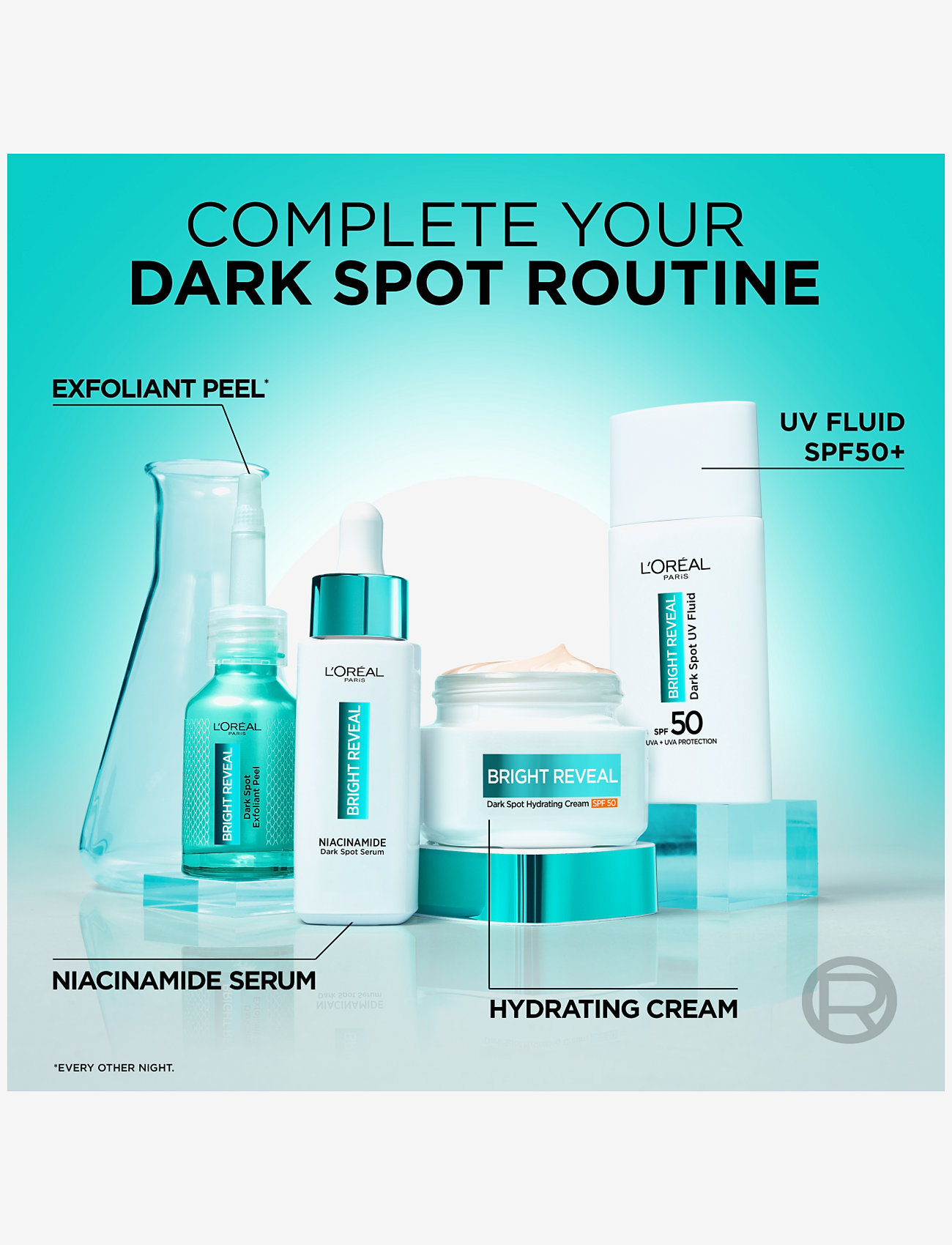 L'Oréal Paris - L'Oreal Paris, Bright Reveal, Exfoliant Peel, anti-dark spots, 25 ml - hudvård - bright reveal - 5