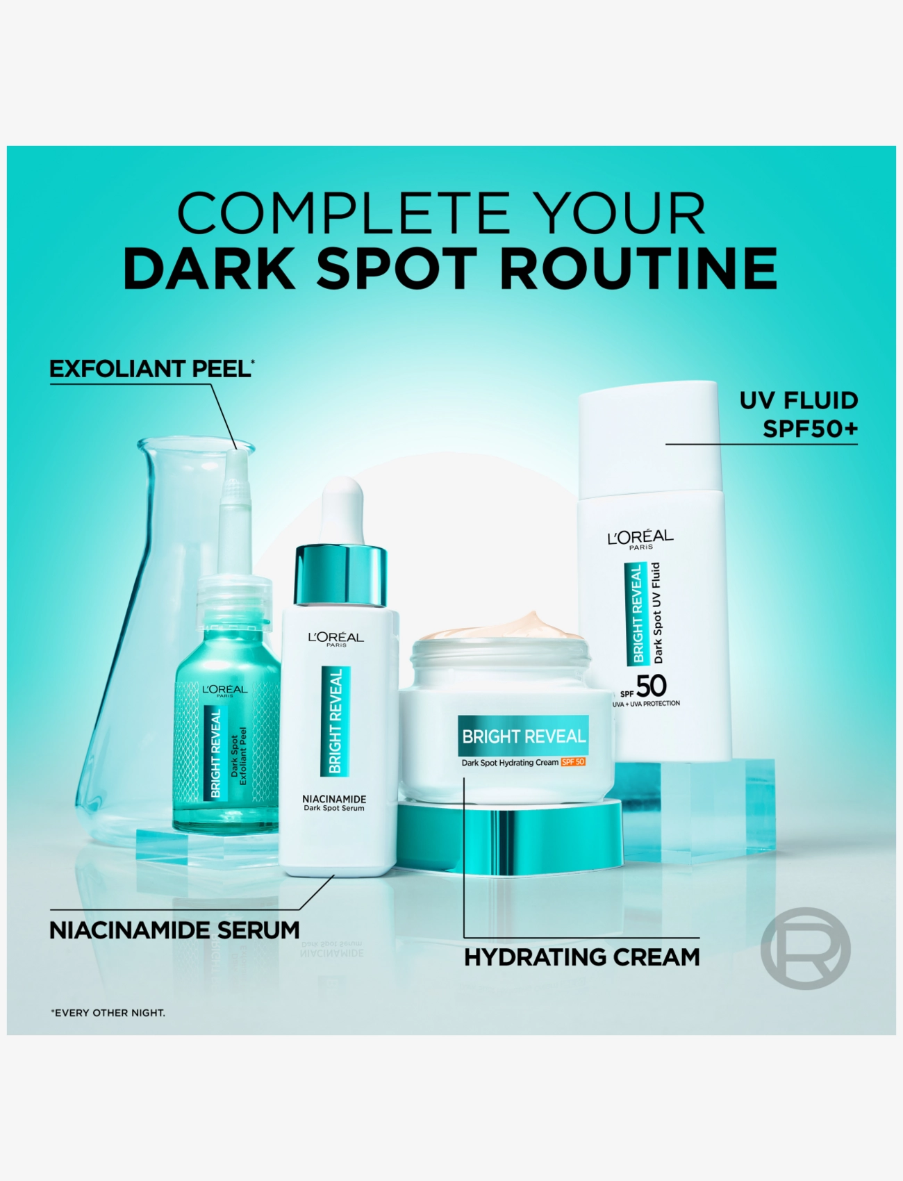 L'Oréal Paris - L'Oreal Paris, Bright Reveal, Exfoliant Peel, anti-dark spots, 25 ml - bright reveal - 5