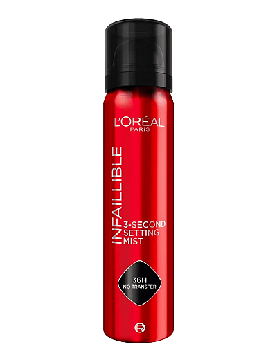 L'OréAl Paris, Infaillible, 3-Second Setting Mist, Setting Spray, 75ml - Setting Spray