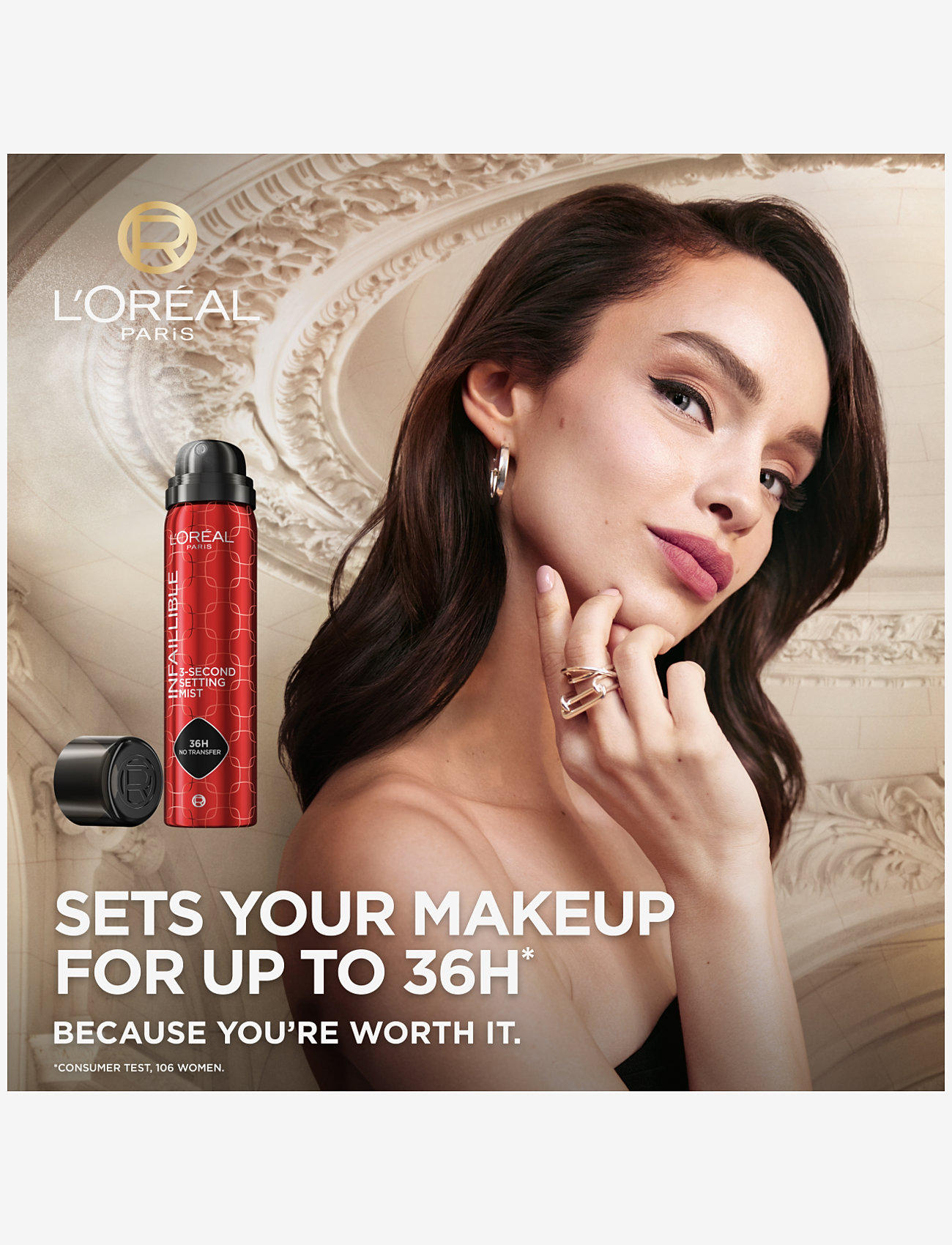 L'Oréal Paris - L'Oréal Paris, Infaillible, 3-Second Setting Mist, setting spray, 75ml - makeup - infaillible setting mist - 1