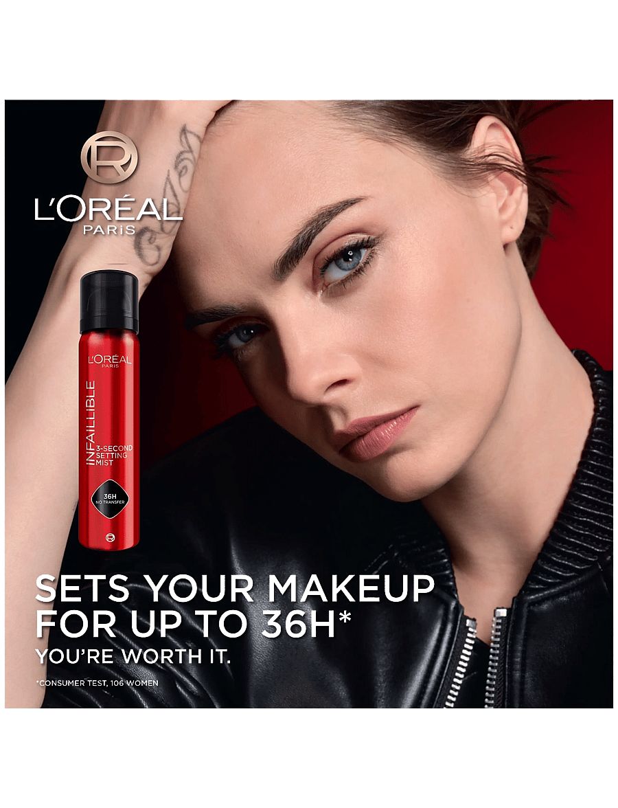 L'Oréal Paris - L'Oréal Paris, Infaillible, 3-Second Setting Mist, setting spray, 75ml - makeup - infaillible setting mist - 1