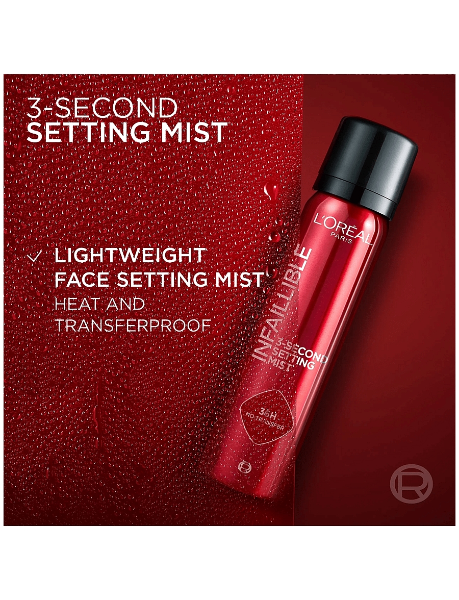 L'Oréal Paris - L'Oréal Paris, Infaillible, 3-Second Setting Mist, setting spray, 75ml - makeup - infaillible setting mist - 2