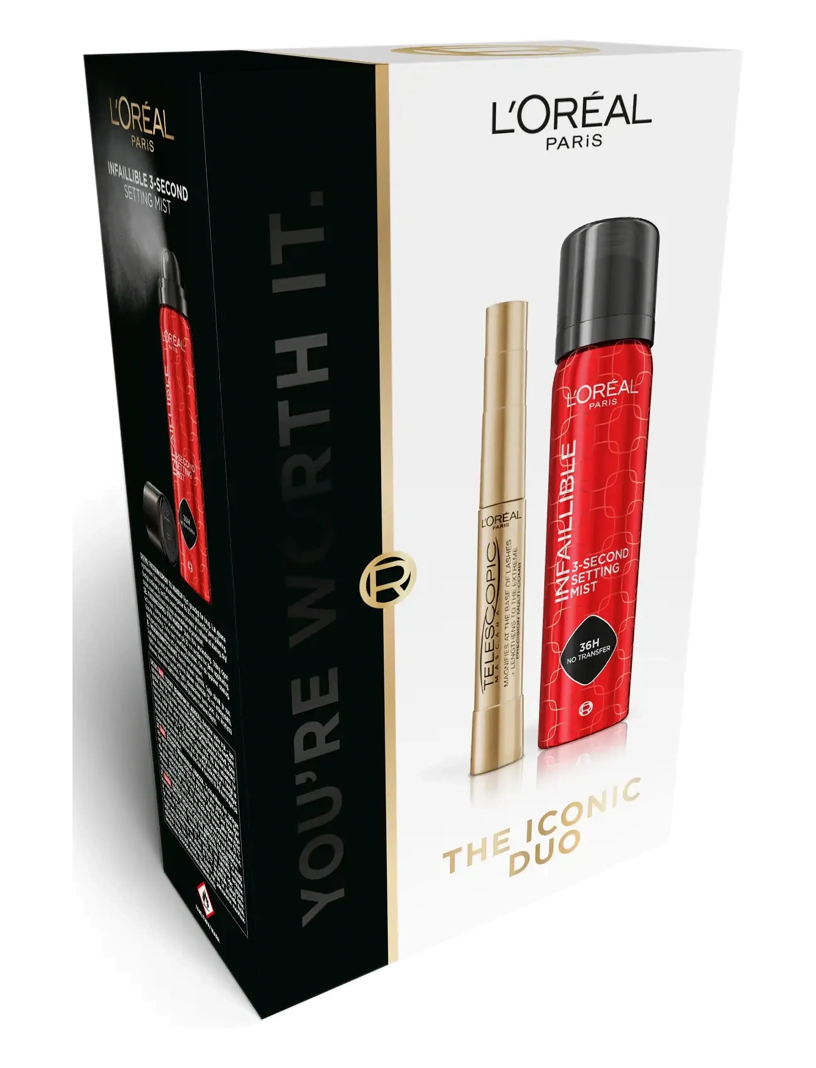 L'Oréal Paris The Iconic Duo Gift Box, Makeup Sæt, Nude, Str: ONE SIZE
