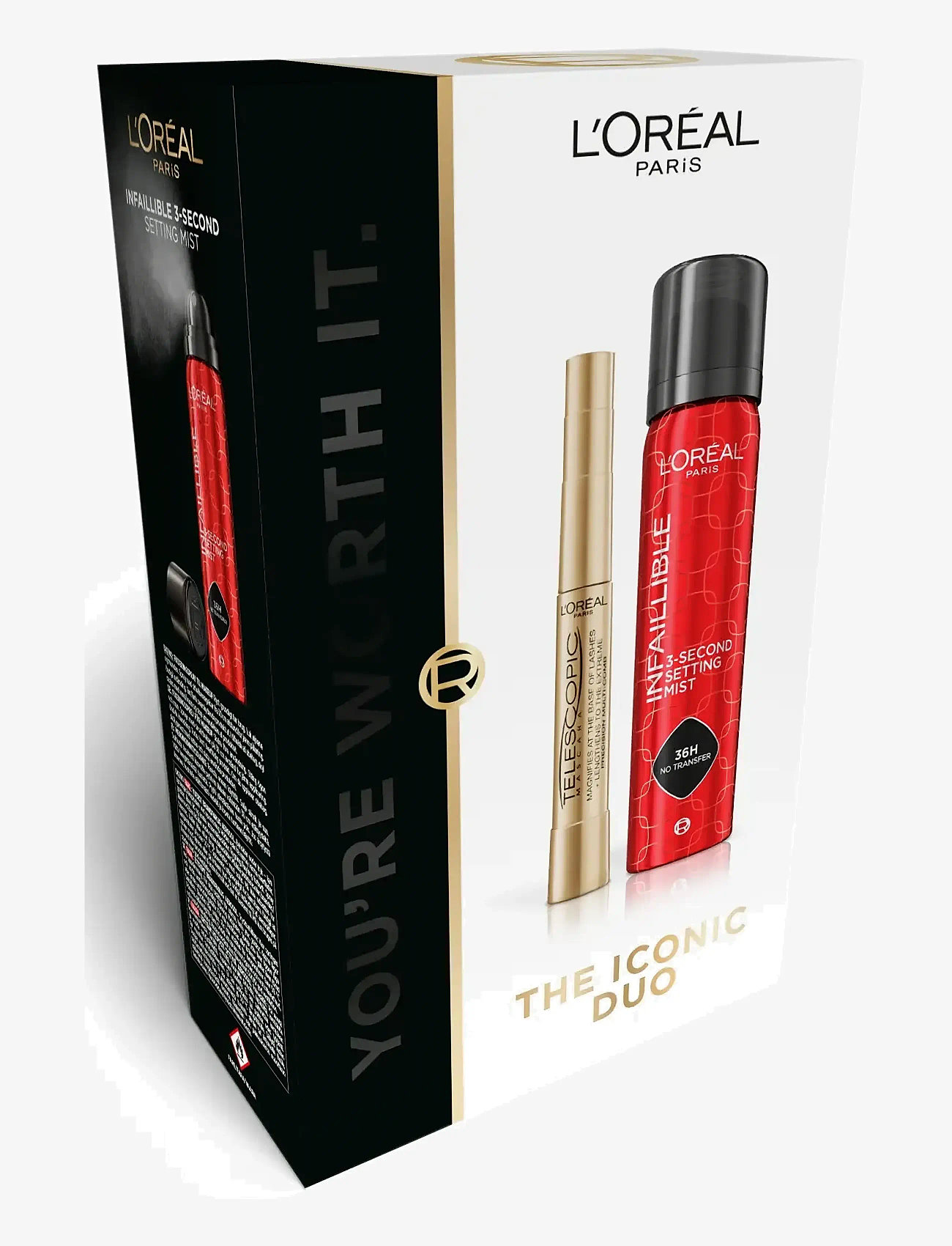 L'Oréal Paris - L'Oréal Paris The Iconic Duo Gift Box - mellem 200-500 kr - clear - 0