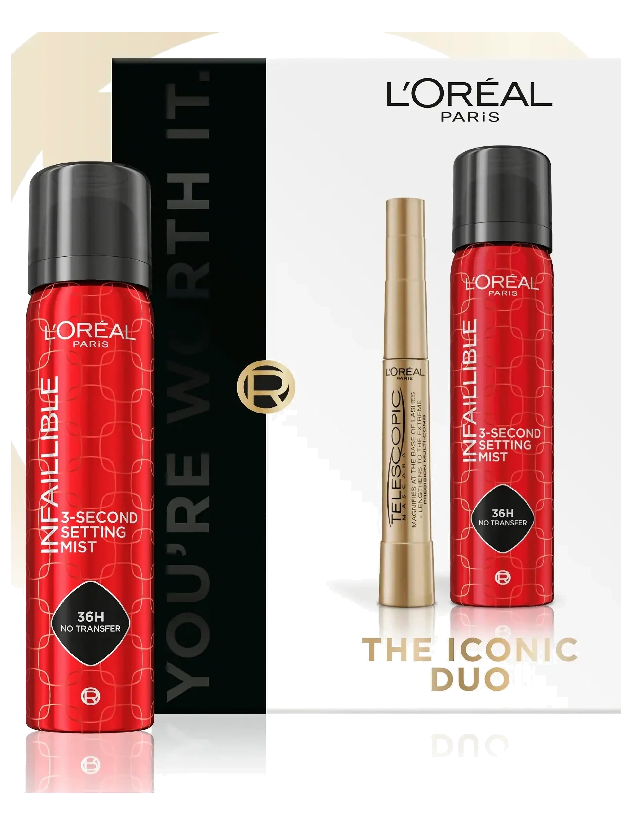 L'Oréal Paris - L'Oréal Paris The Iconic Duo Gift Box - clear - 4