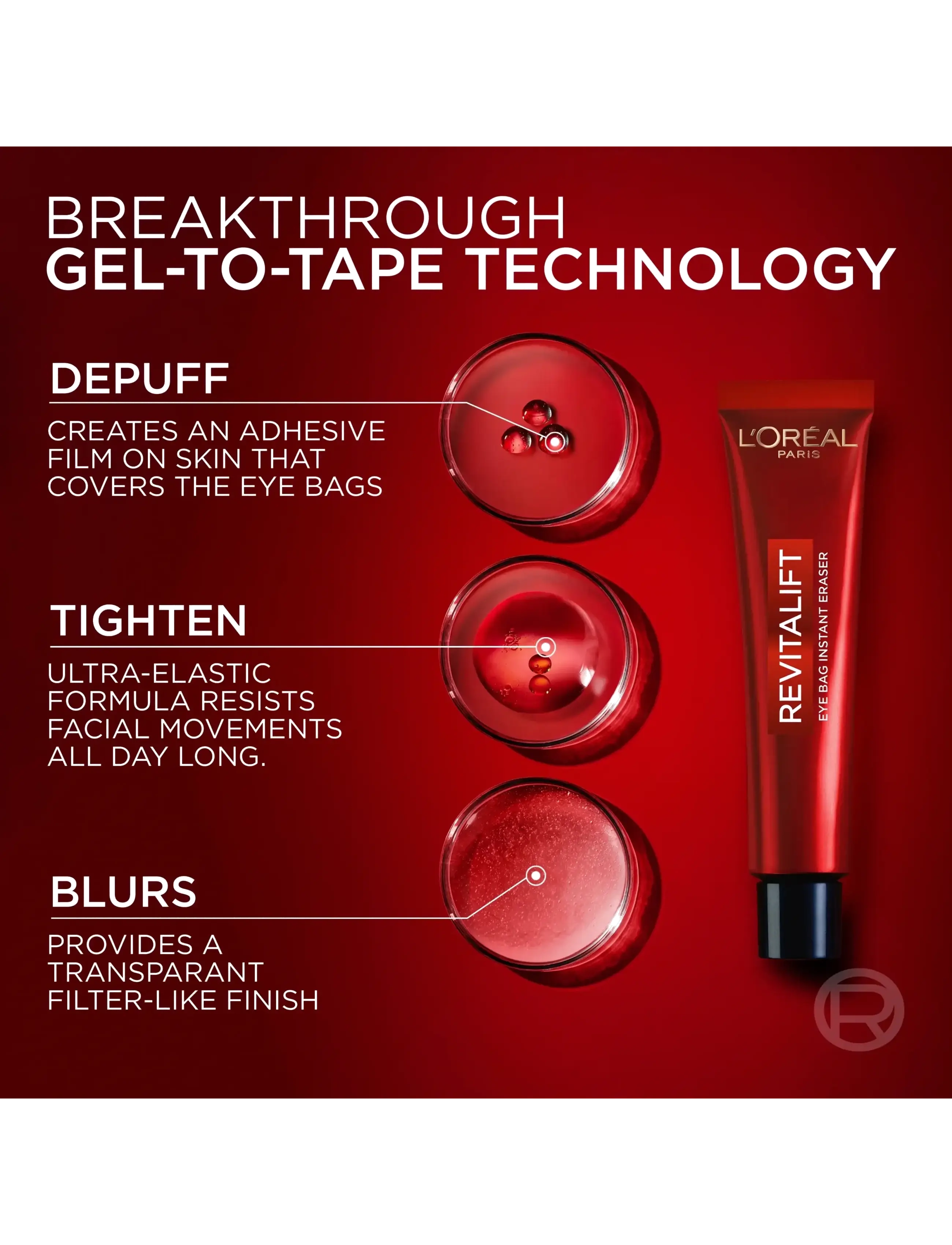 L'Oréal Paris - L'Oréal Paris Revitalift Laser Eye Bag Eraser - Øjencremer - clear - 3