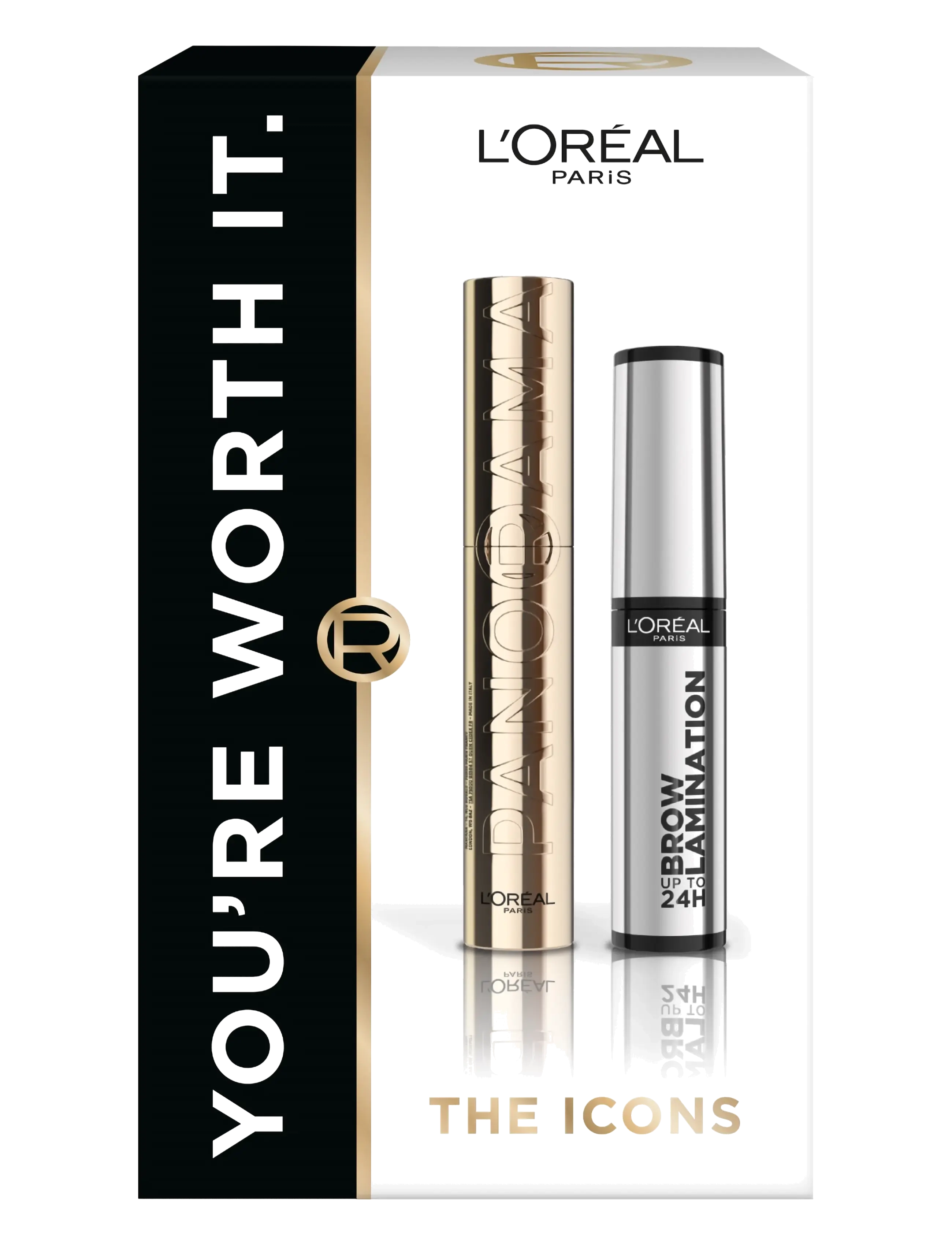 L'Oréal Paris L'Oréal Paris Volume Million Lashes Panorama Mascara Black & Infaillible Brow Lamination Gift Box - Kinkekomplektid - CLEAR / undefined