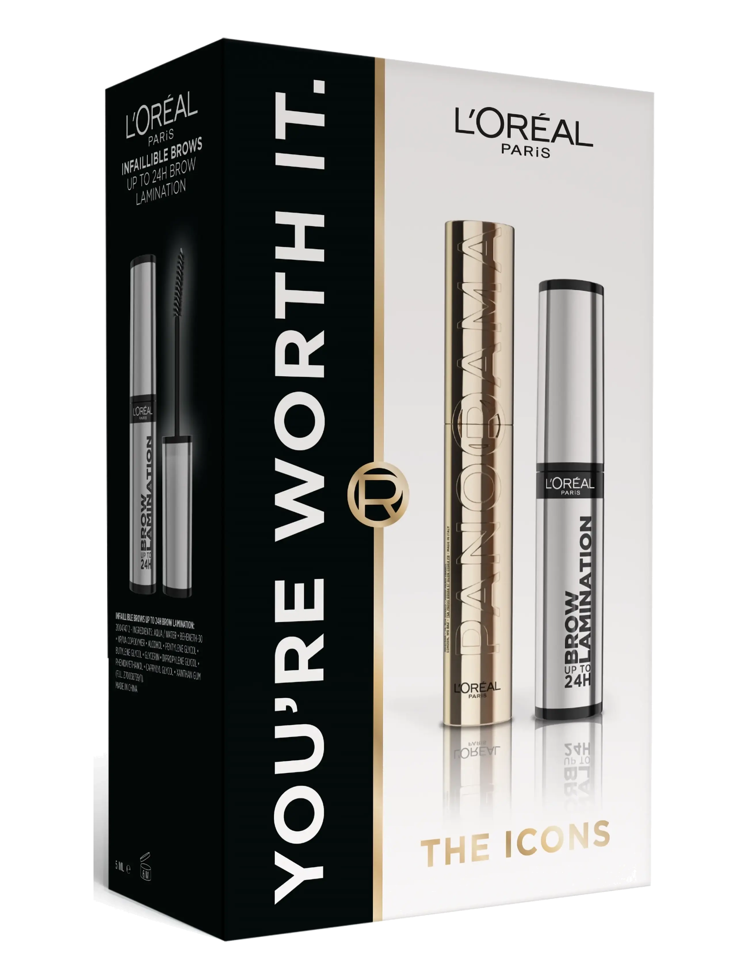 L'Oréal Paris - L'Oréal Paris Volume Million Lashes Panorama Mascara Black & Infaillible Brow Lamination Gift Box - clear - 1