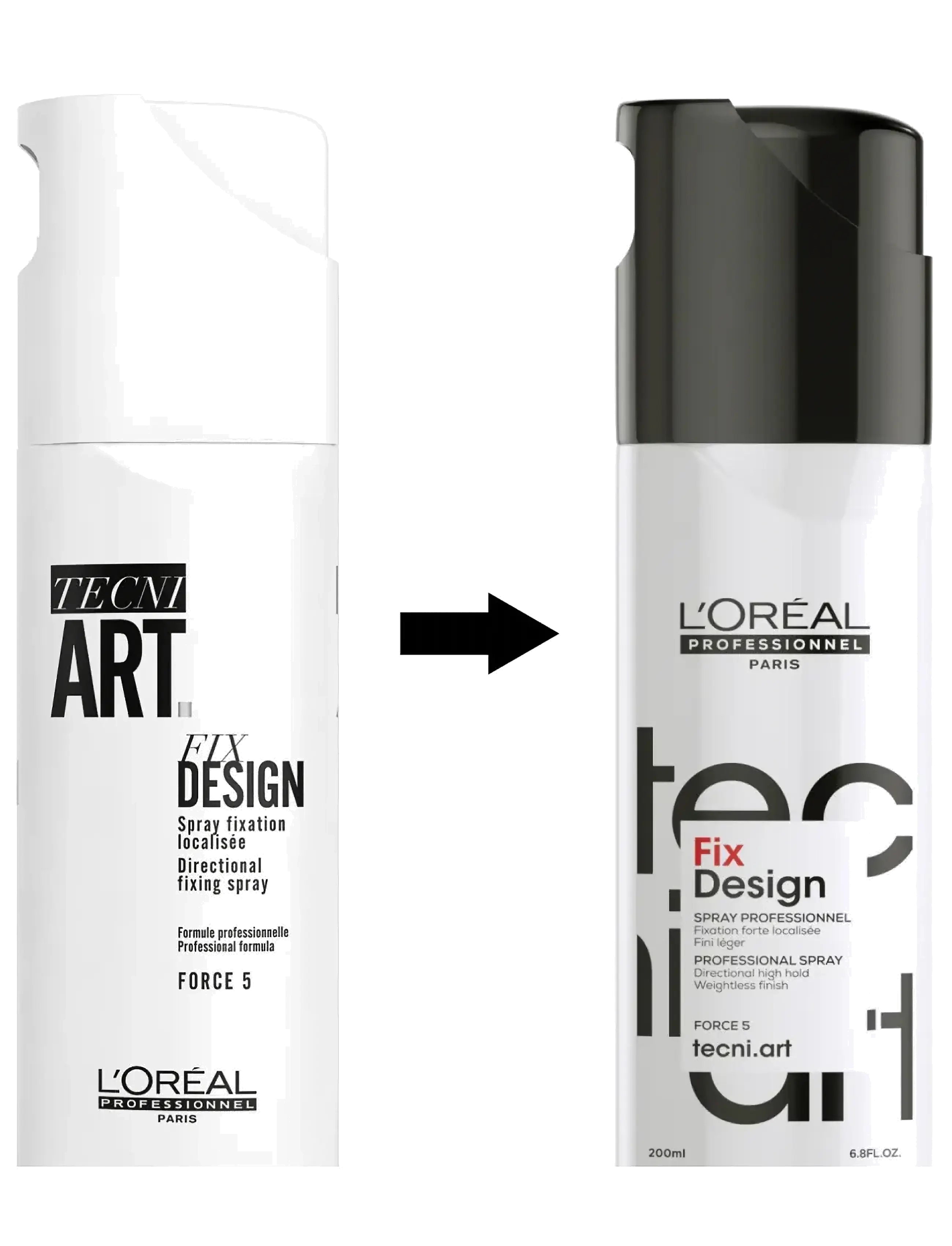 L'Oréal Professionnel - L'Oréal Professionnel Tecni.Art Fix Design 200ml - hårspray - clear - 3