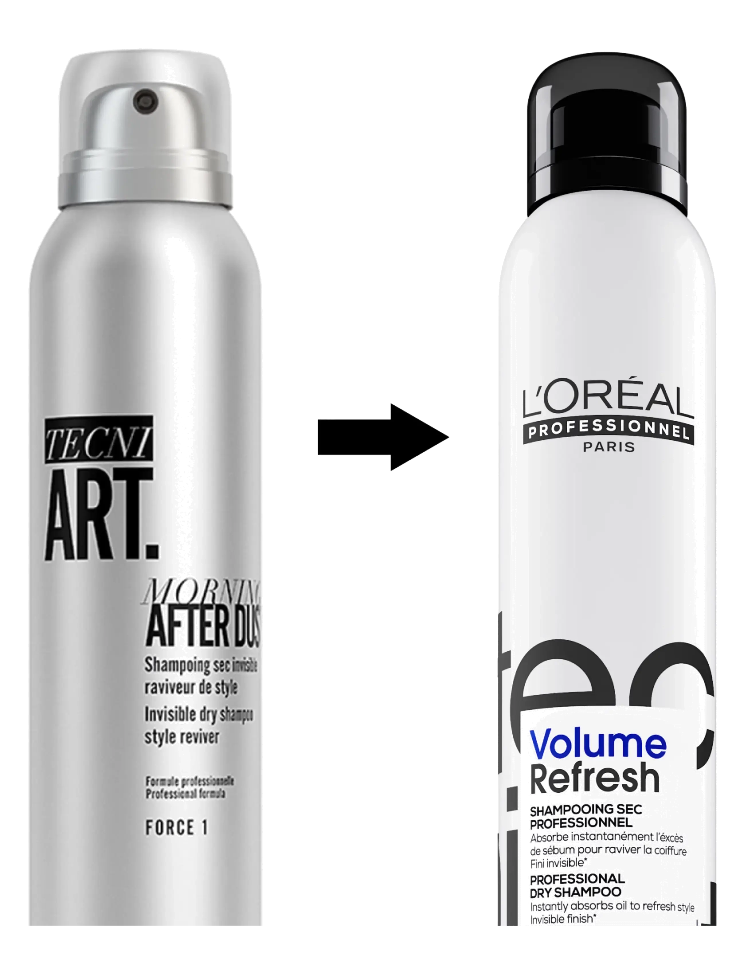 L'Oréal Professionnel - L'Oréal Professionnel Tecni.Art Volume Refresh Dry shampoo 200ml - torrschampo - clear - 1