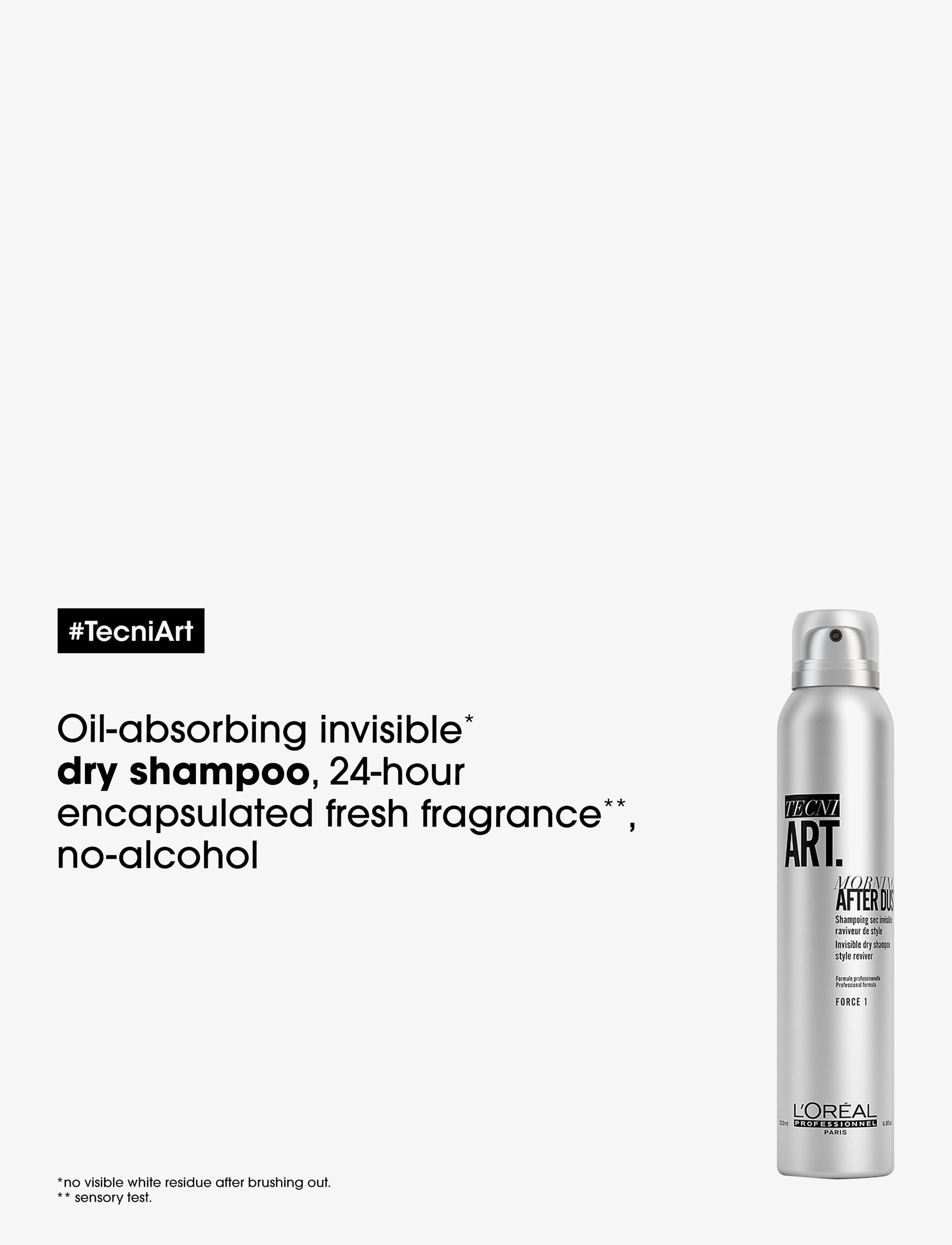 L'Oréal Professionnel - L'Oréal Professionnel Tecni.Art Volume Refresh Dry shampoo 200ml - tørrshampo - clear - 4