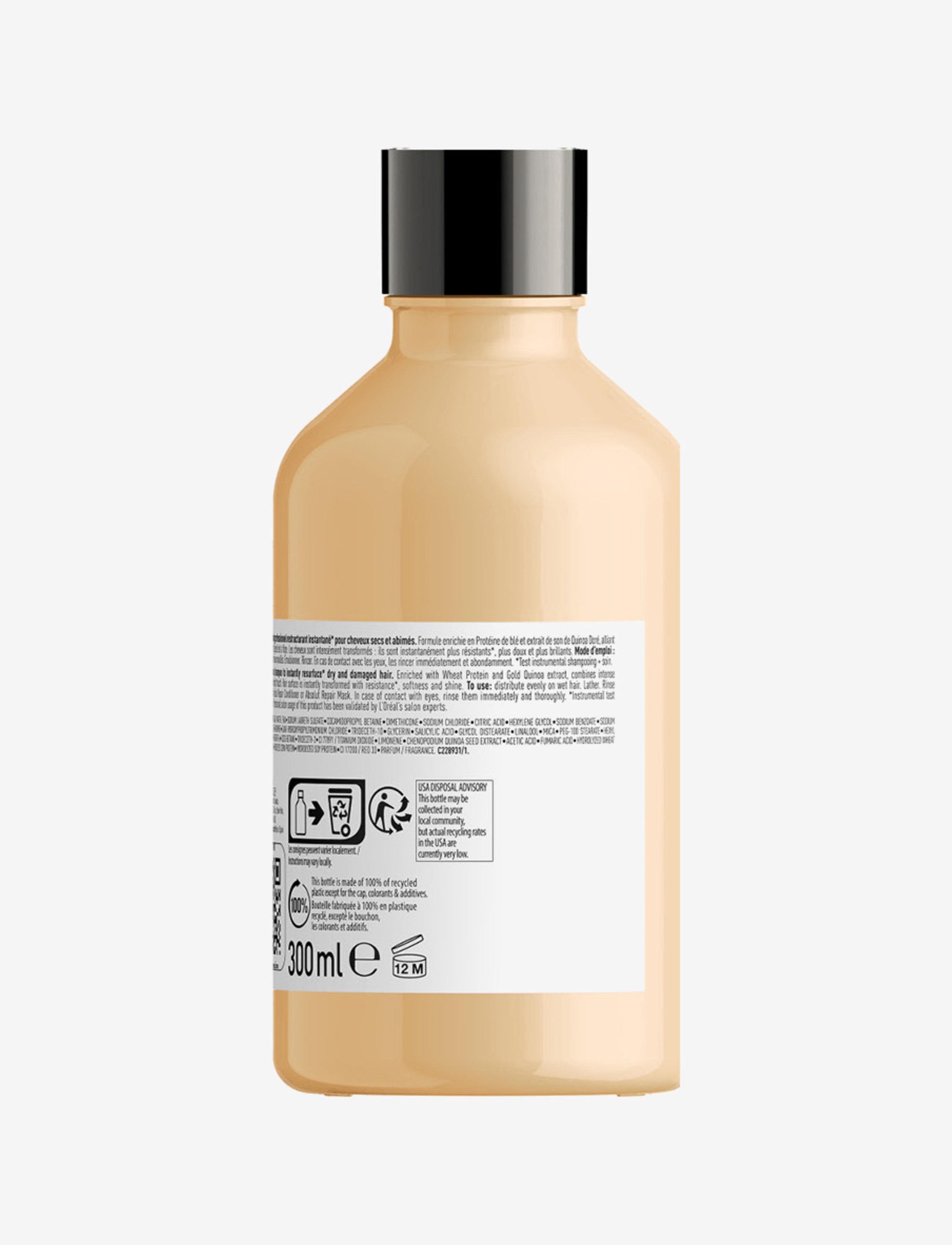 L'Oréal Professionnel - L'Oréal Professionnel Absolut Repair Gold Shampoo 300ml - laveste priser - clear - 1