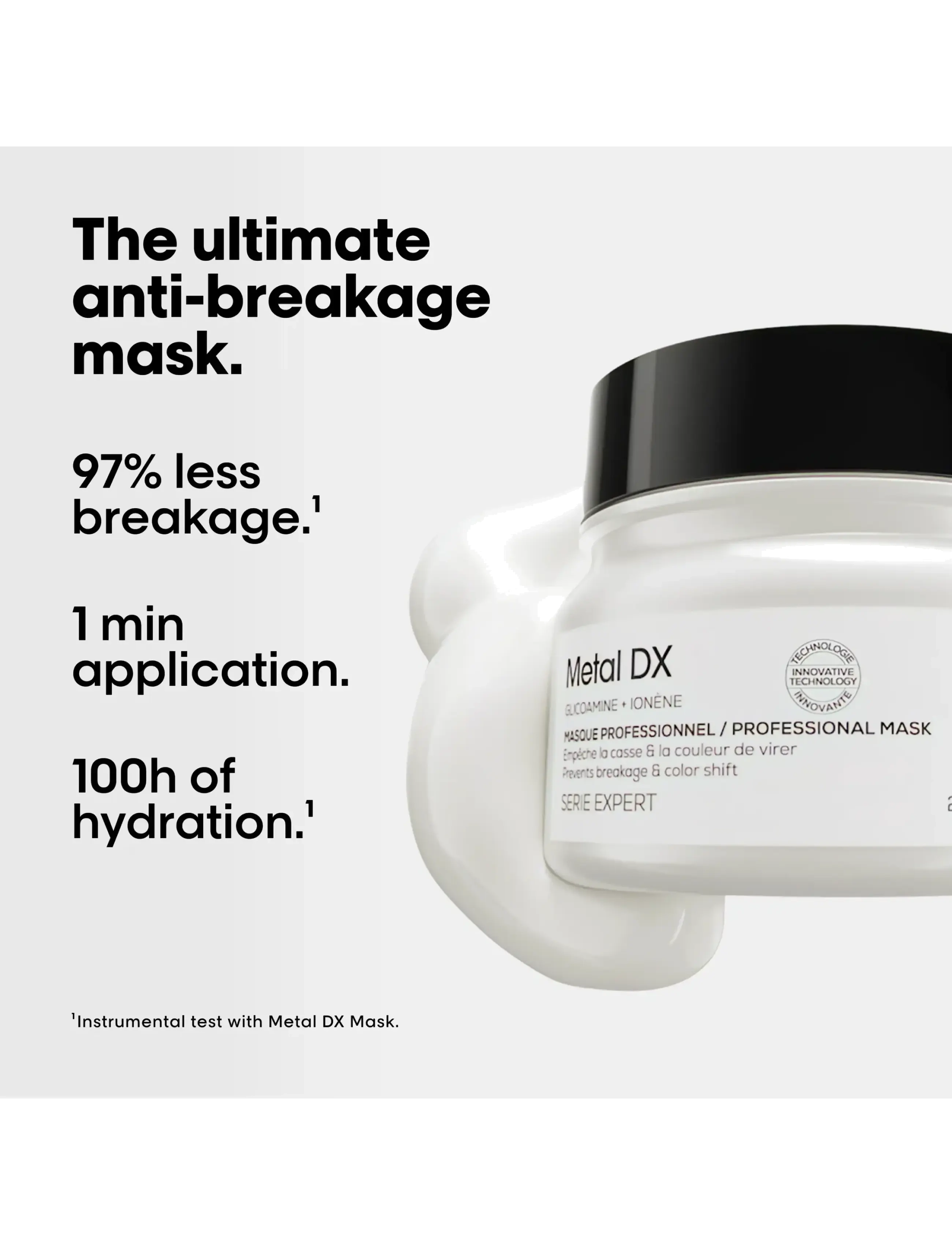 L'Oréal Professionnel - L'Oréal Professionnel Metal DX Hair Mask 250 ml - hårpleje - clear - 1