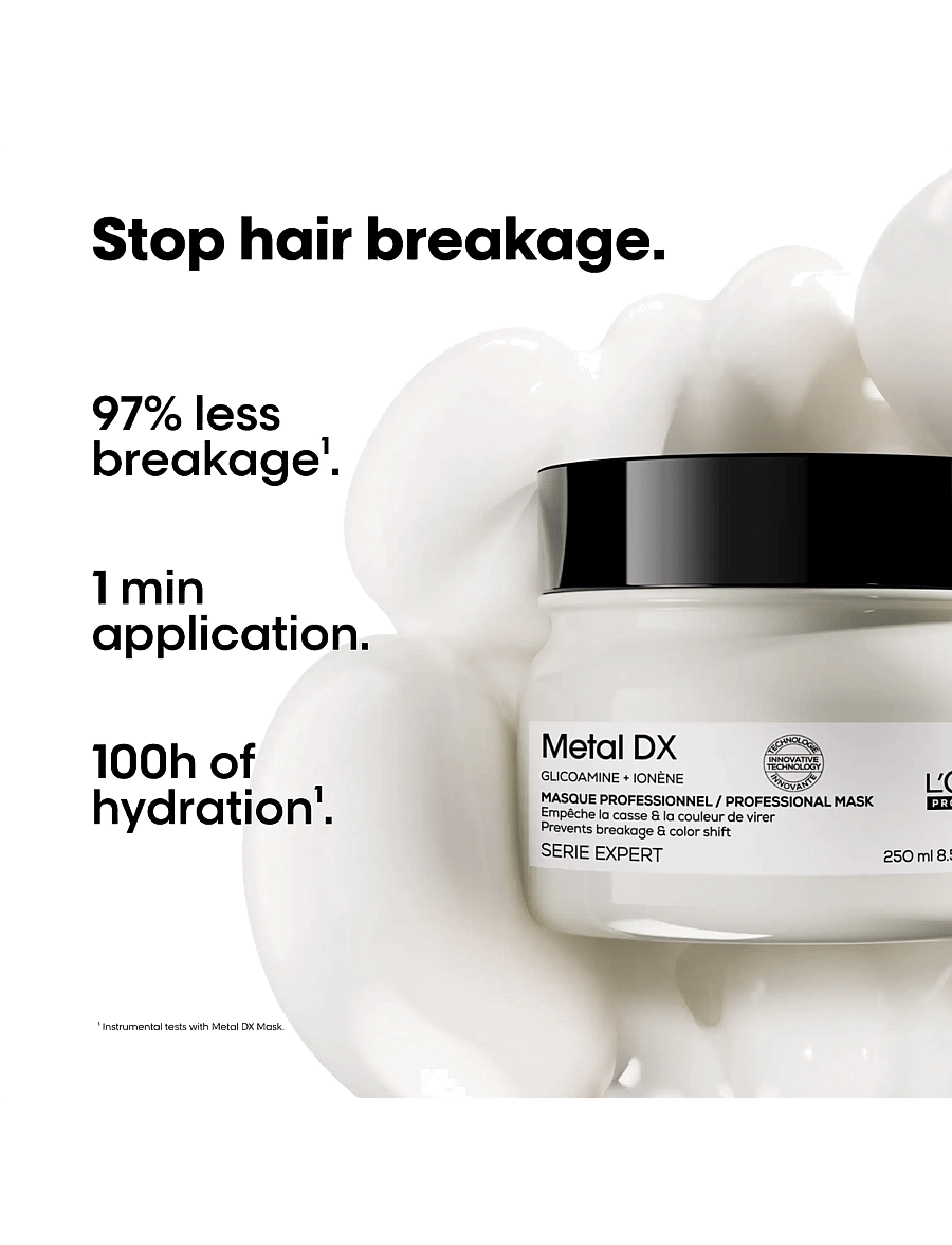 L'Oréal Professionnel - L'Oréal Professionnel Metal DX Hair Mask 250 ml - sommerens hårprodukter - clear - 1