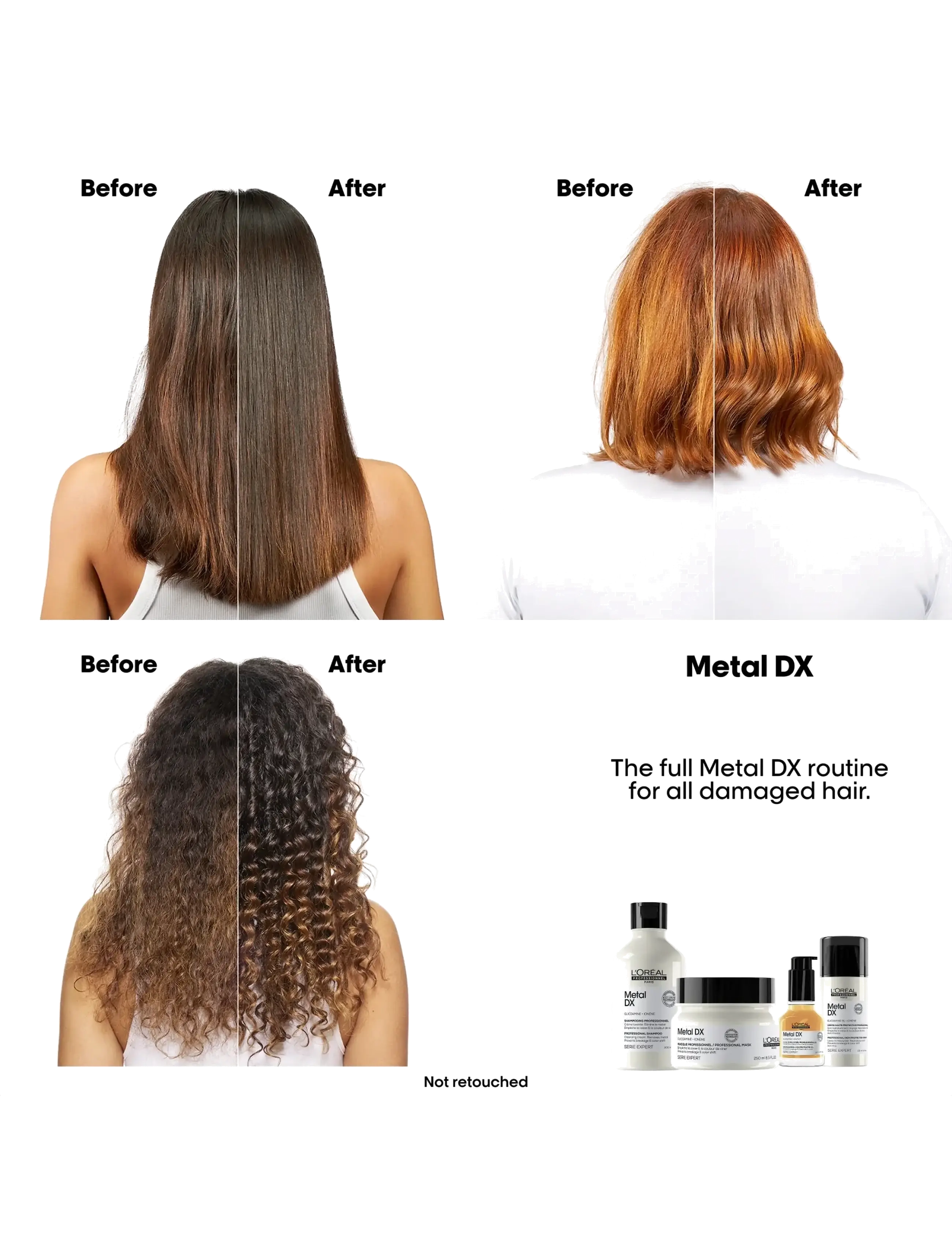 L'Oréal Professionnel - L'Oréal Professionnel Metal DX Hair Mask 250ml - sommarens hårprodukter - clear - 2