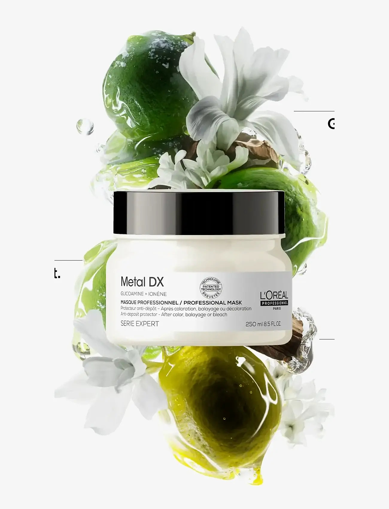 L'Oréal Professionnel - L'Oréal Professionnel Metal DX Hair Mask 250ml - hårinpackning - clear - 3