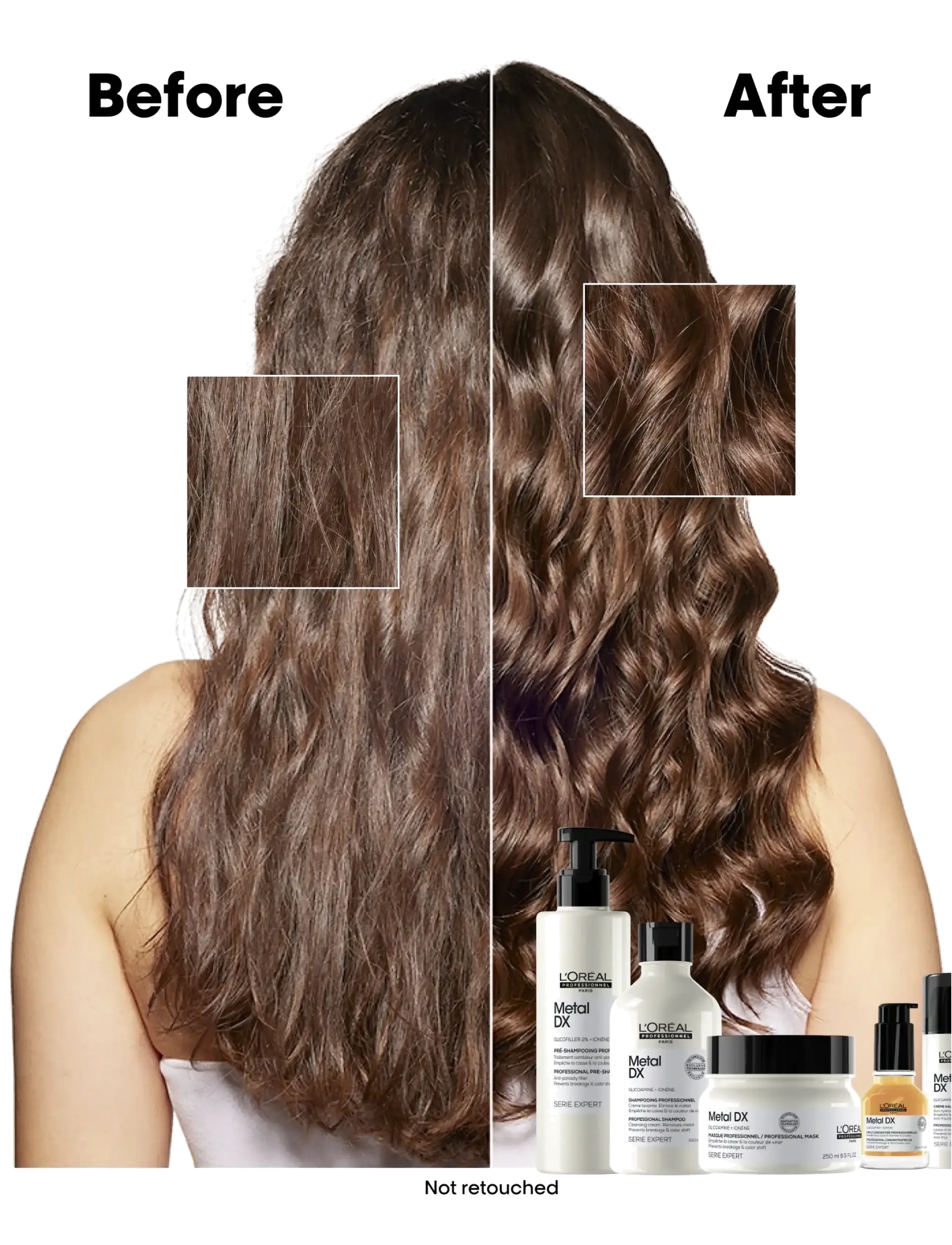 L'Oréal Professionnel - L'Oréal Professionnel Metal DX Hair Mask 250ml - sommarens hårprodukter - clear - 4