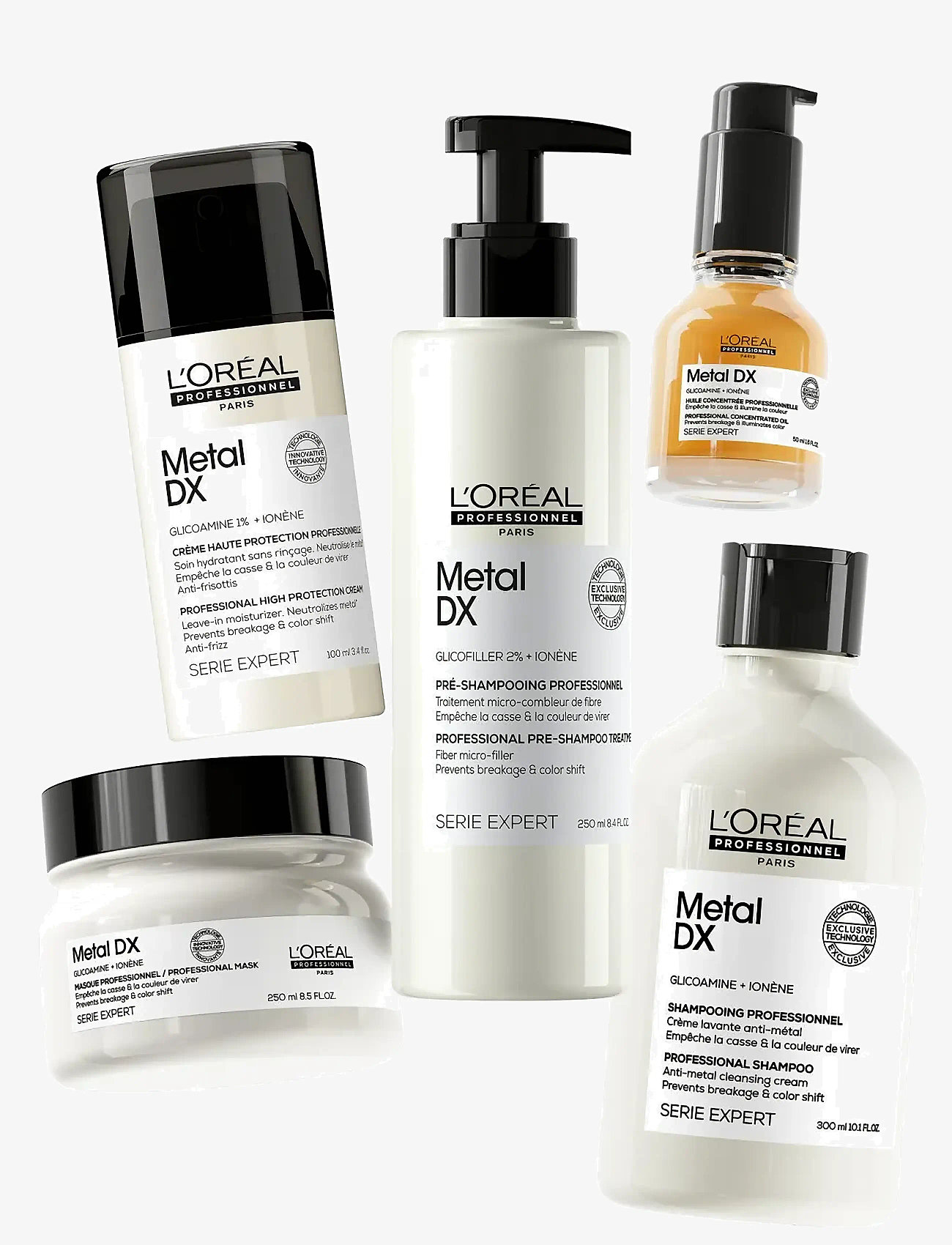 L'Oréal Professionnel - L'Oréal Professionnel Metal DX Hair Mask 250ml - hårinpackning - clear - 5