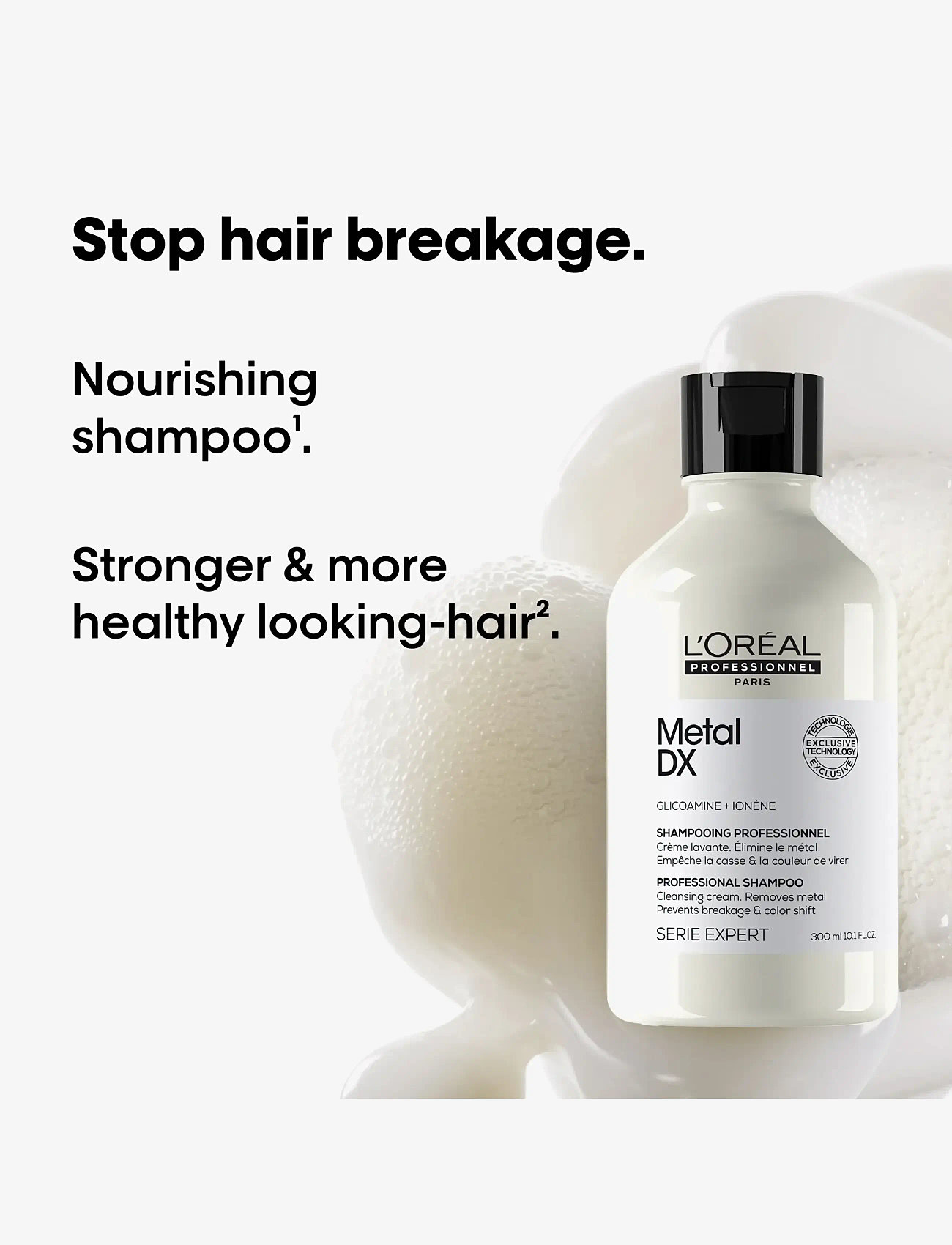 L'Oréal Professionnel - L'Oréal Professionnel Metal DX Shampoo 300ml - shampoo - clear - 1