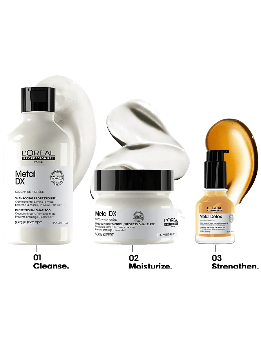 L'Oréal Professionnel - L'Oréal Professionnel Metal DX Shampoo 300ml - shampoo - clear - 2