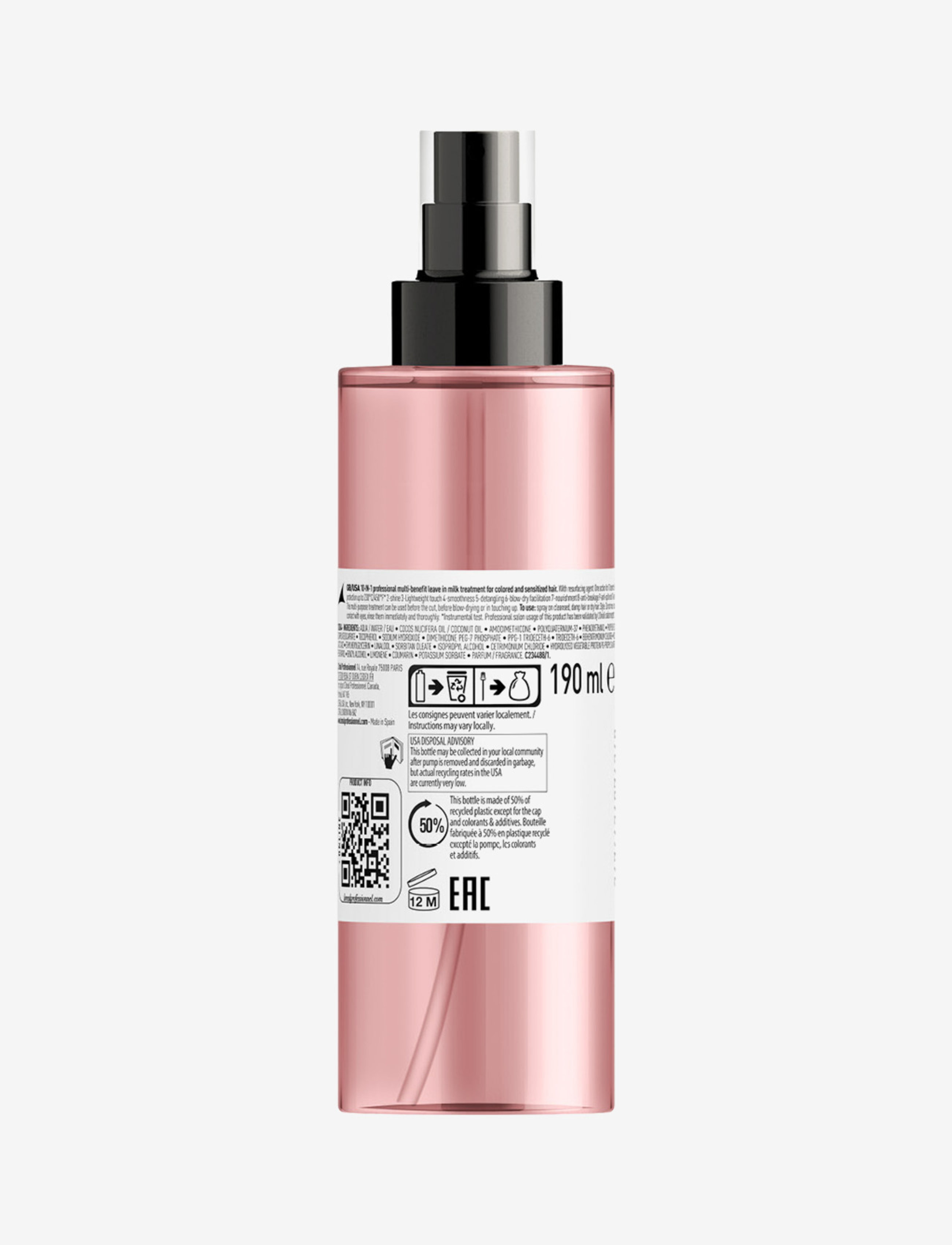 L'Oréal Professionnel - L'Oréal Professionnel Vitamino 10-In-1 Leave-In 190ml - meðferðir - clear - 1