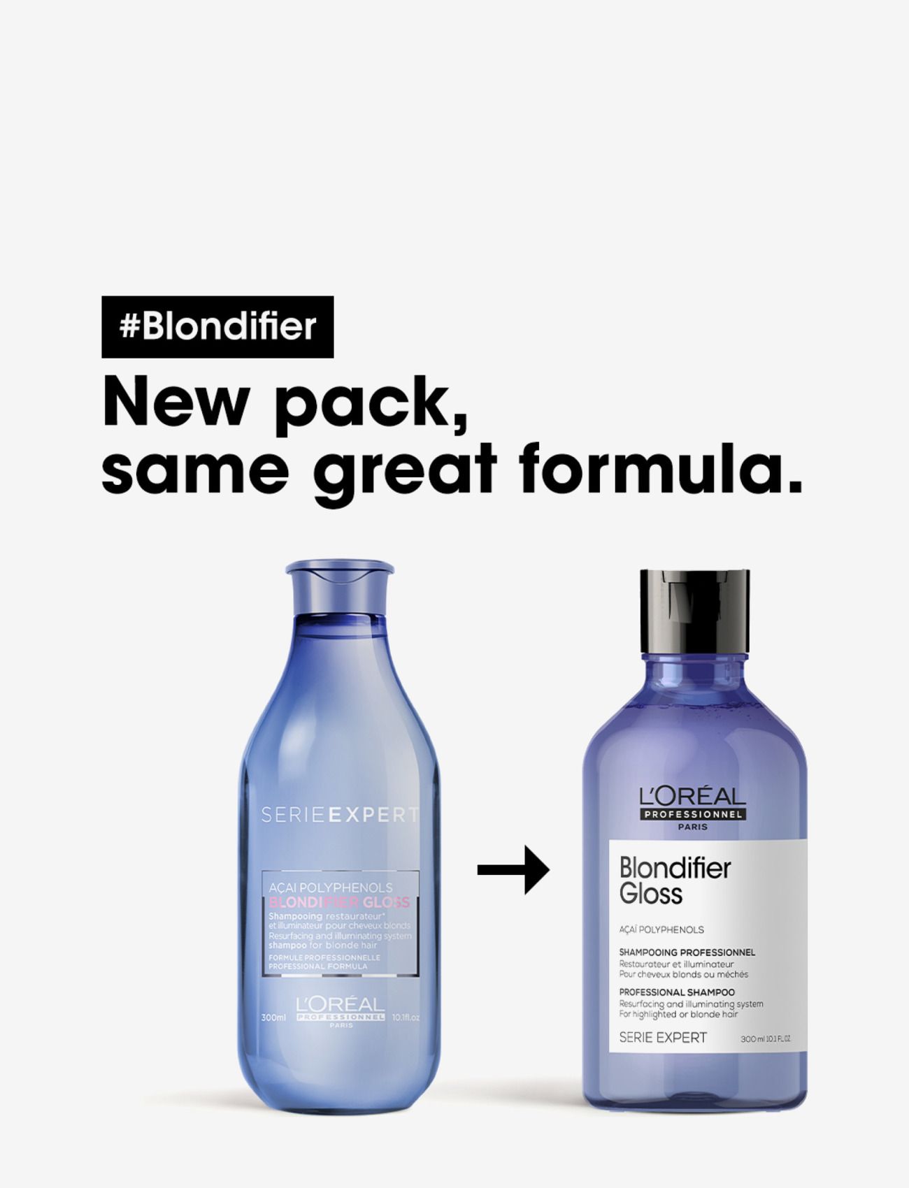 L'Oréal Professionnel - L'Oréal Professionnel Blondifier Shampoo Gloss 300ml - lägsta priserna - clear - 1