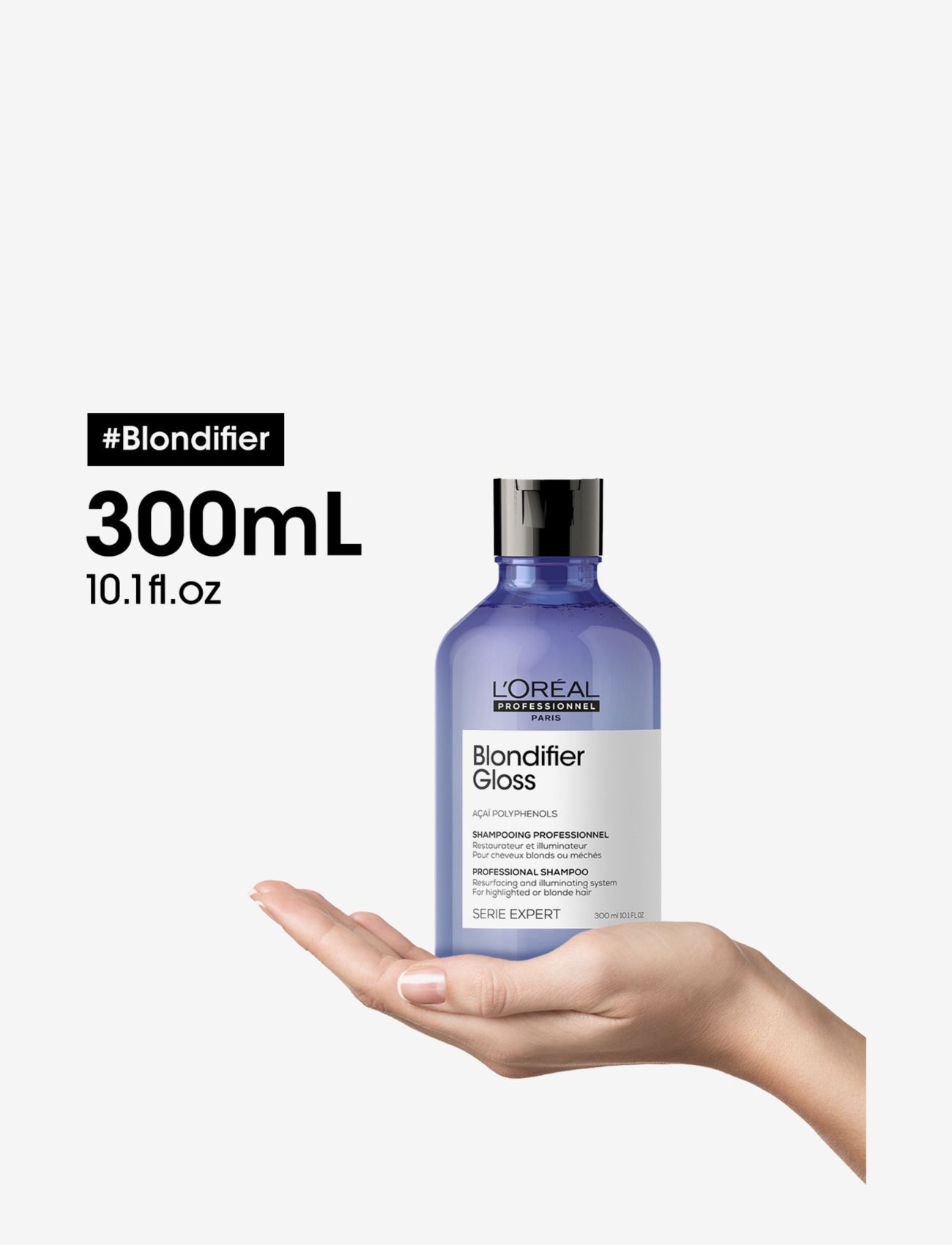 L'Oréal Professionnel - L'Oréal Professionnel Blondifier Shampoo Gloss 300ml - lägsta priserna - clear - 2