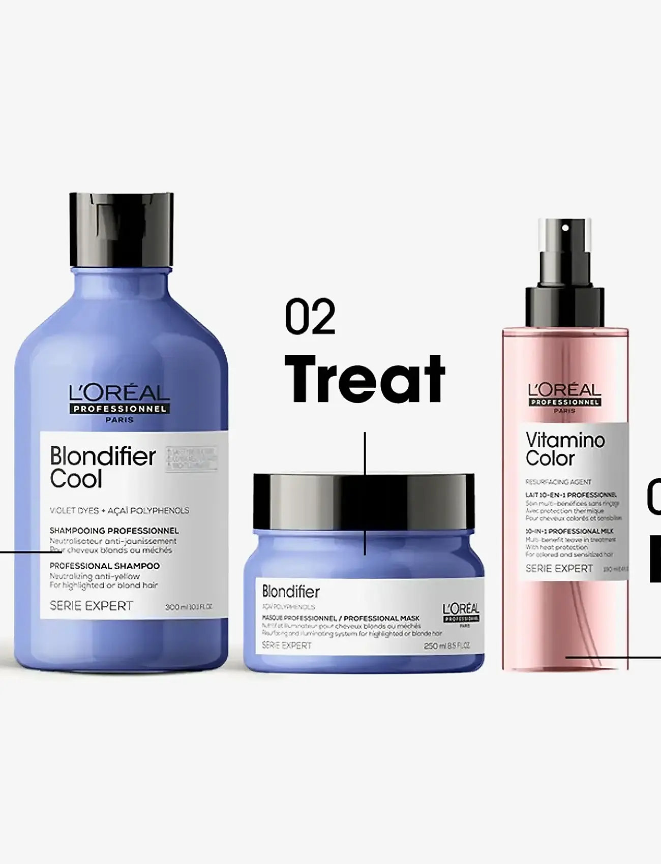 L'Oréal Professionnel - L'Oréal Professionnel Blondifier Shampoo Gloss 300ml - shampoo - clear - 5