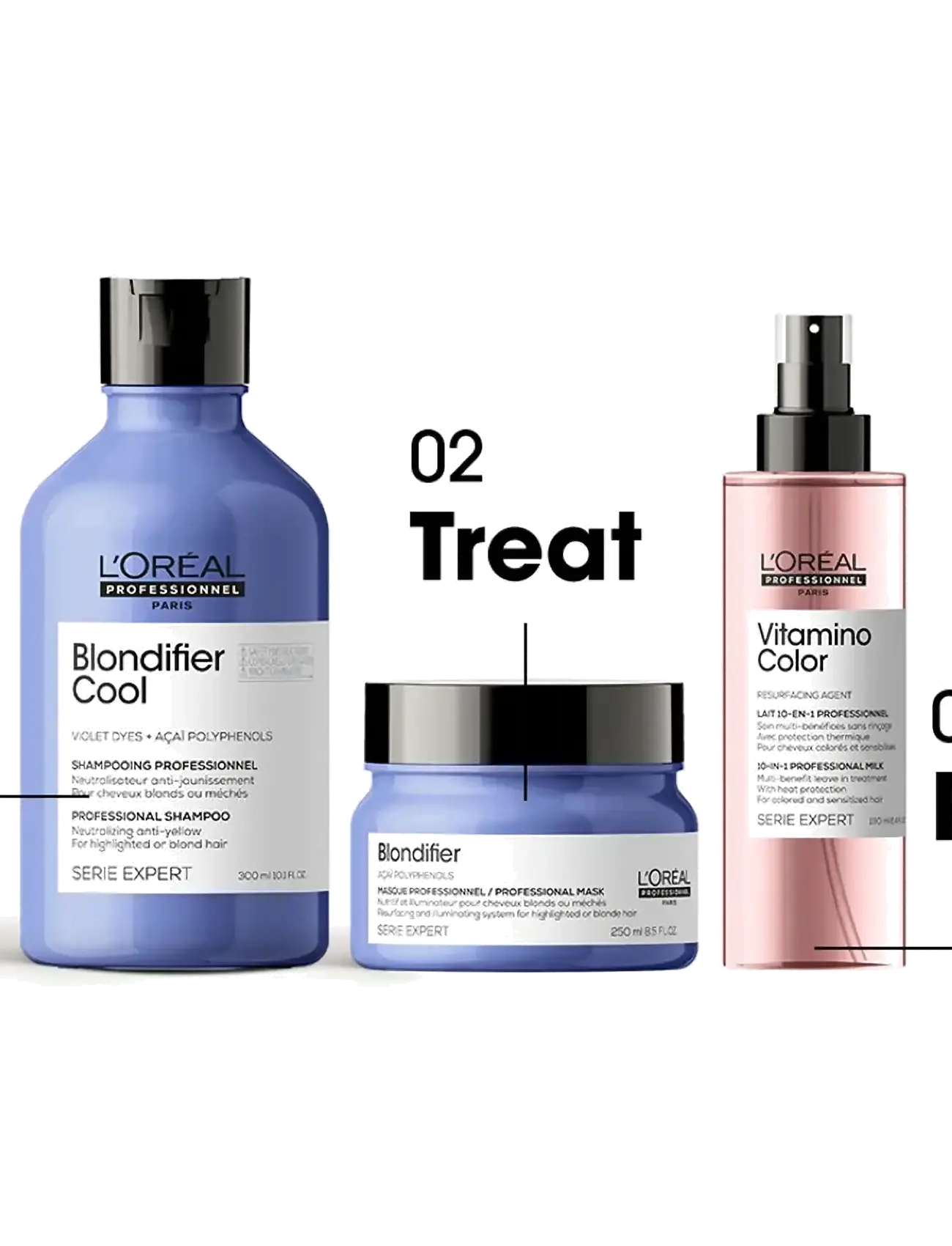L'Oréal Professionnel - L'Oréal Professionnel Blondifier Shampoo Gloss 300ml - lägsta priserna - clear - 5