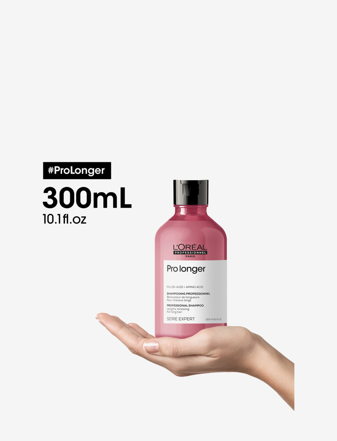 L'Oréal Professionnel - L'Oréal Professionnel Pro Longer Shampoo 300ml - de laveste prisene - clear - 2