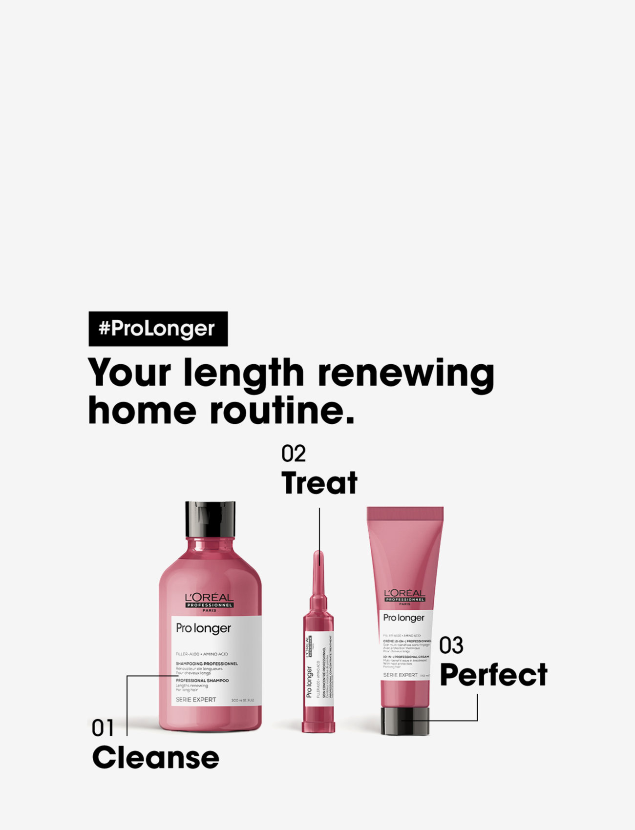 L'Oréal Professionnel - L'Oréal Professionnel Pro Longer Shampoo 300ml - de laveste prisene - clear - 3